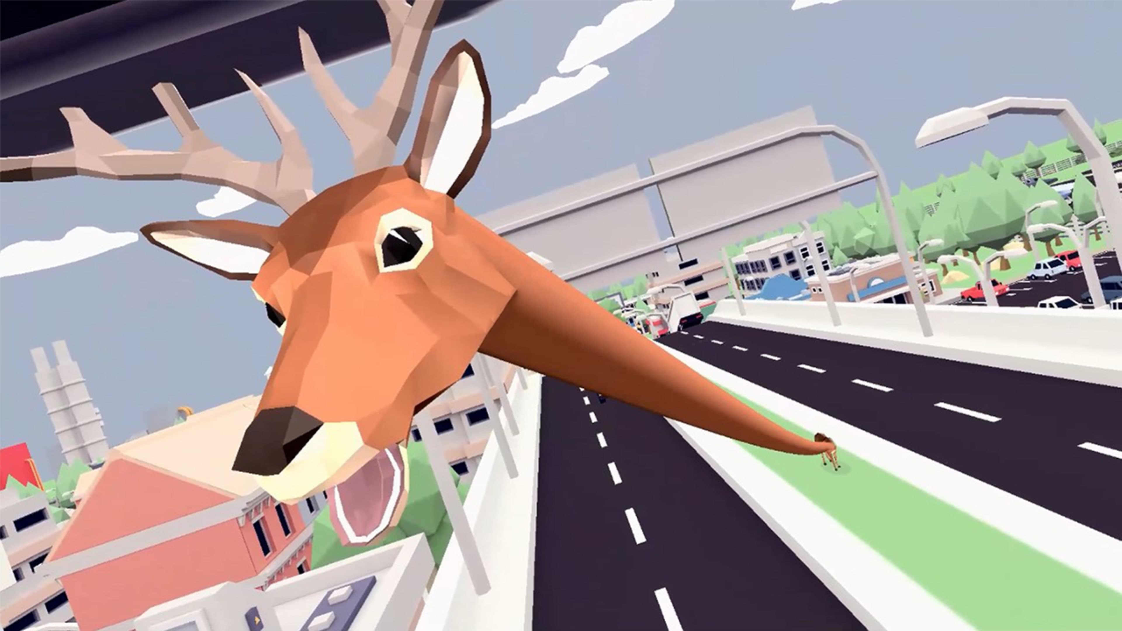 DEEEER Simulator: Your Average Everyday Deer Game: скриншот 1