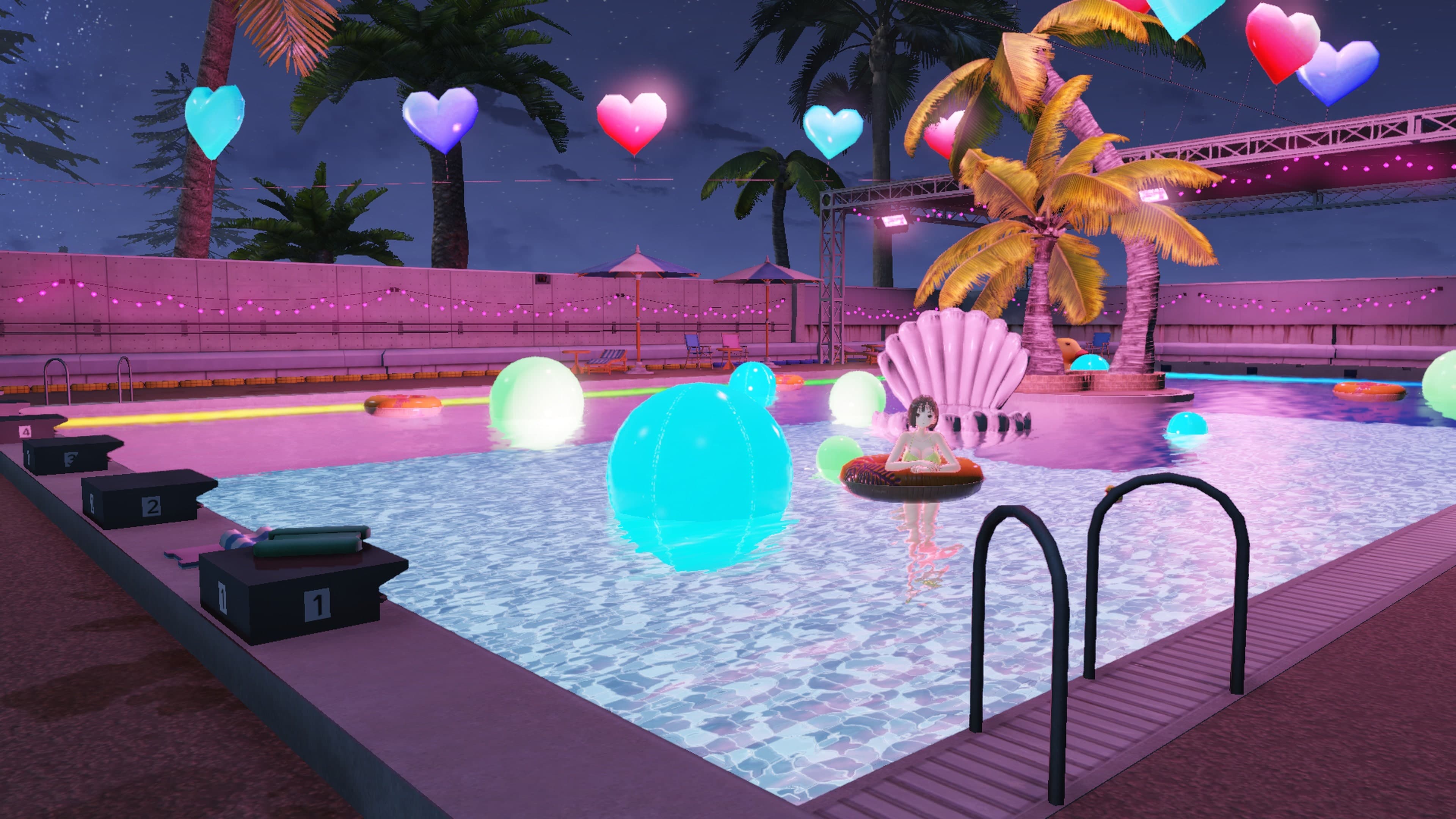 School Development Facility - Summer Night Vacation: скриншот 1