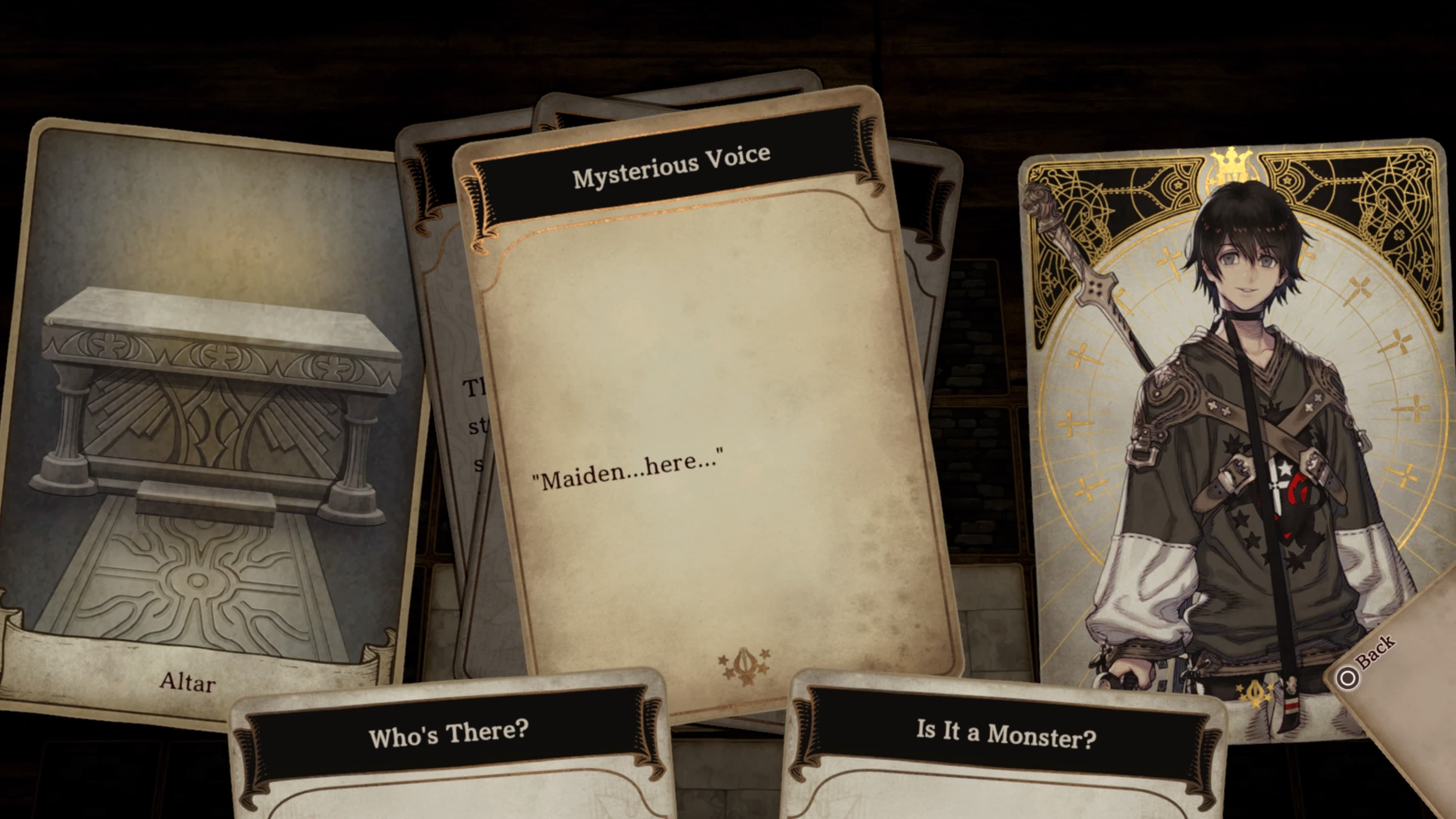 Voice of Cards: The Forsaken Maiden Game: скриншот 1