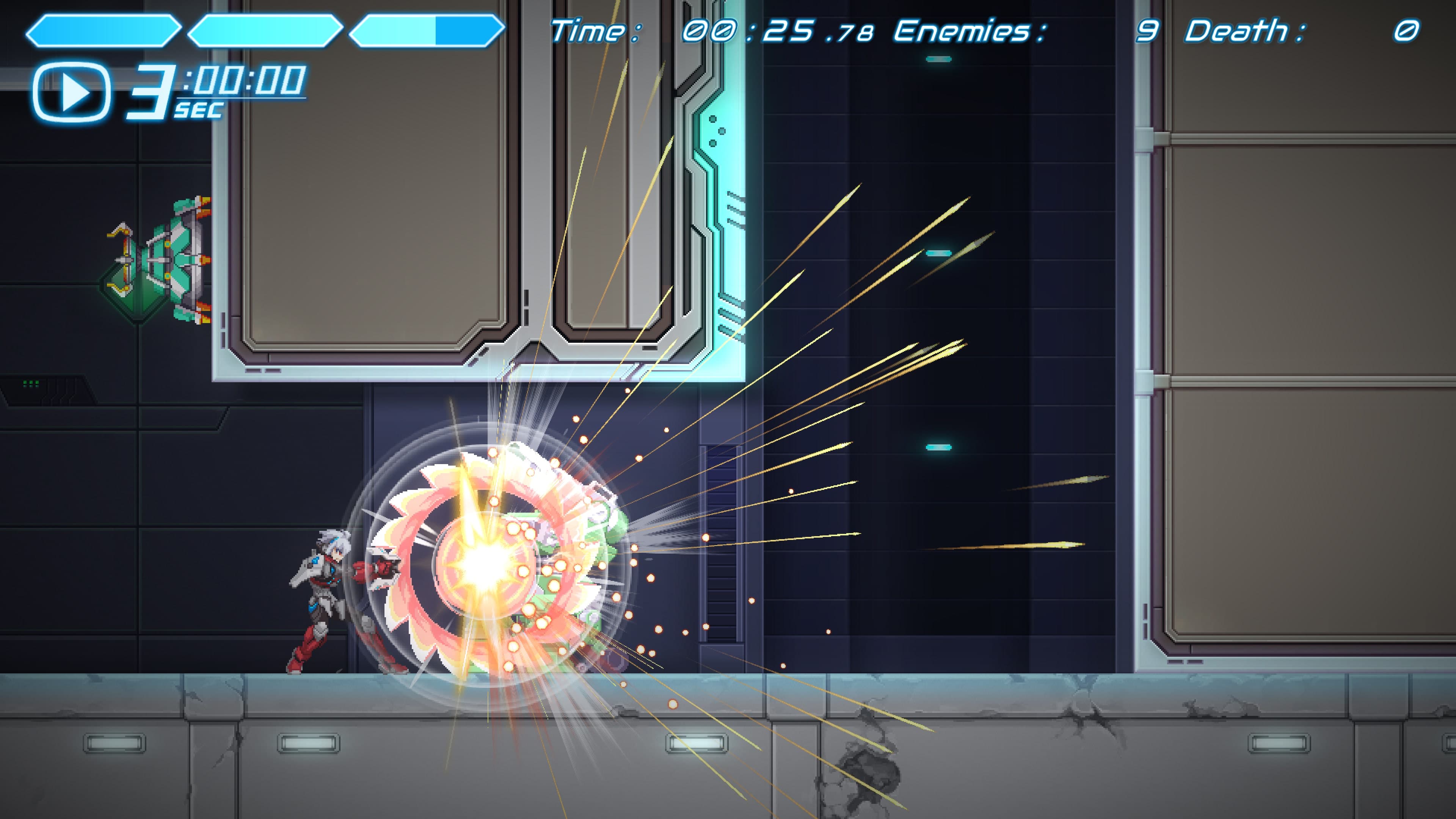 Additional Story & Playable Character: Copen (Gunvolt Chronicles: Luminous Avenger iX 2: скриншот 3