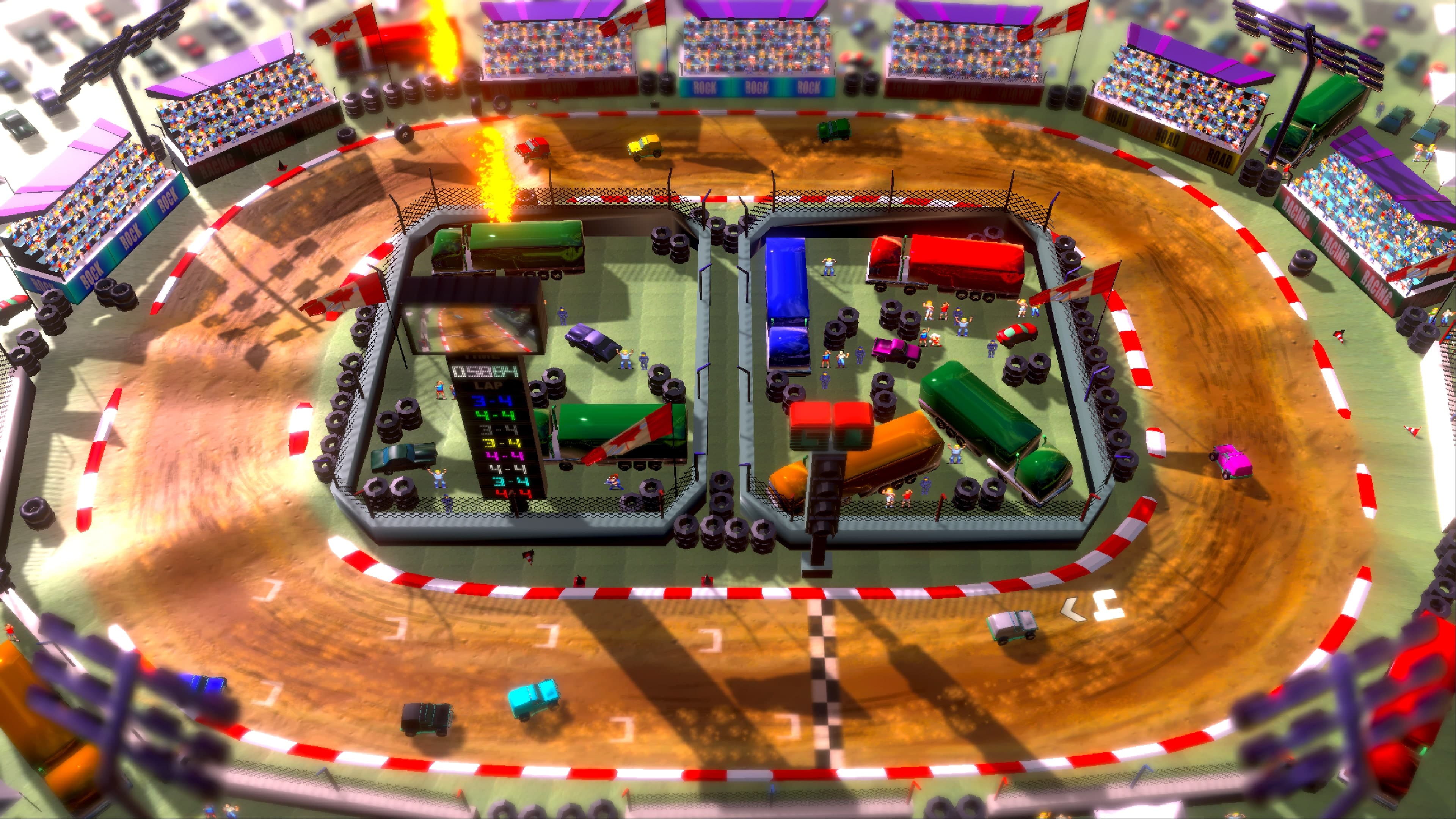 Rock 'N Racing Off Road DX: скриншот 9