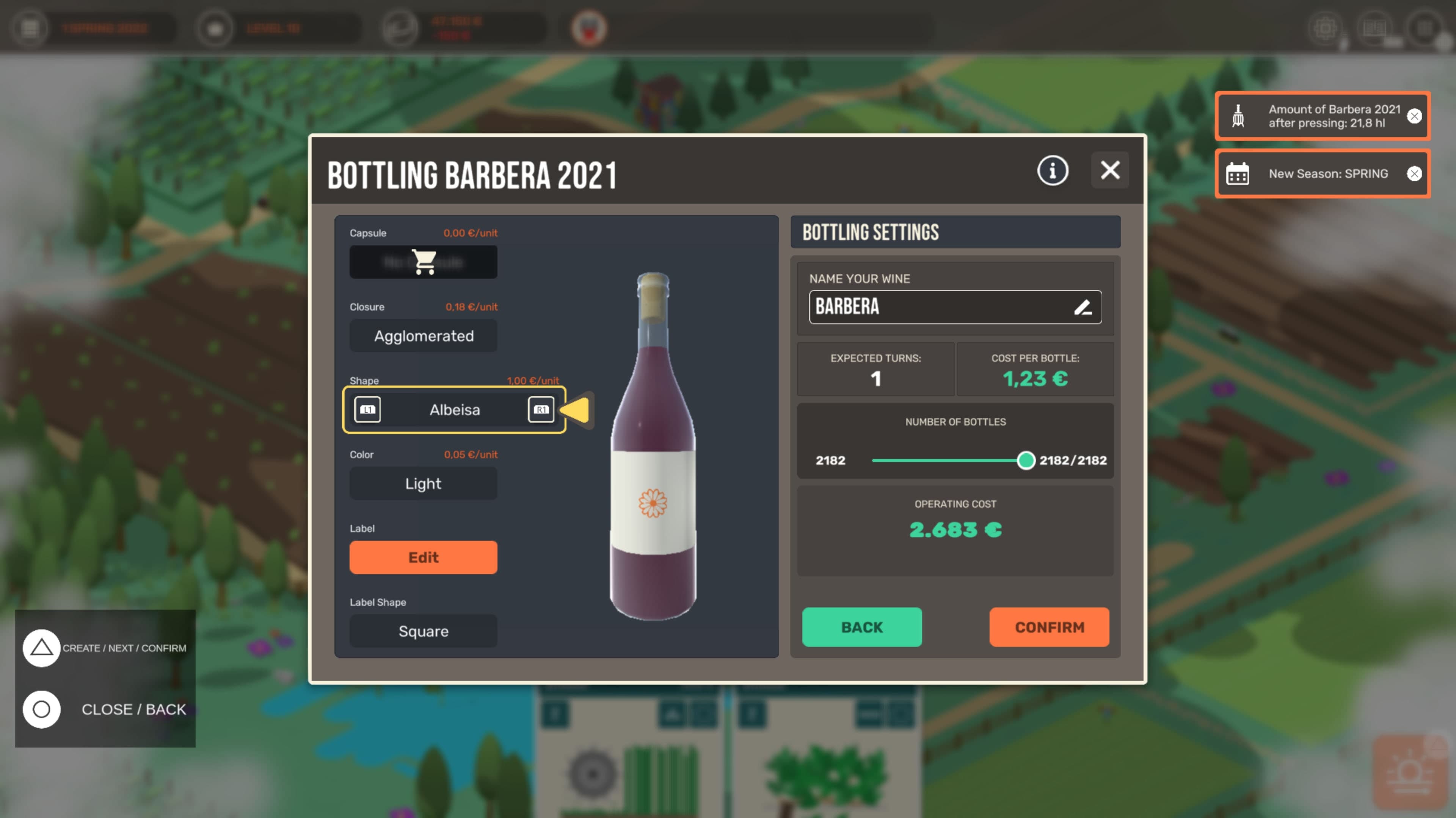 Hundred Days - Winemaking Simulator: скриншот 2