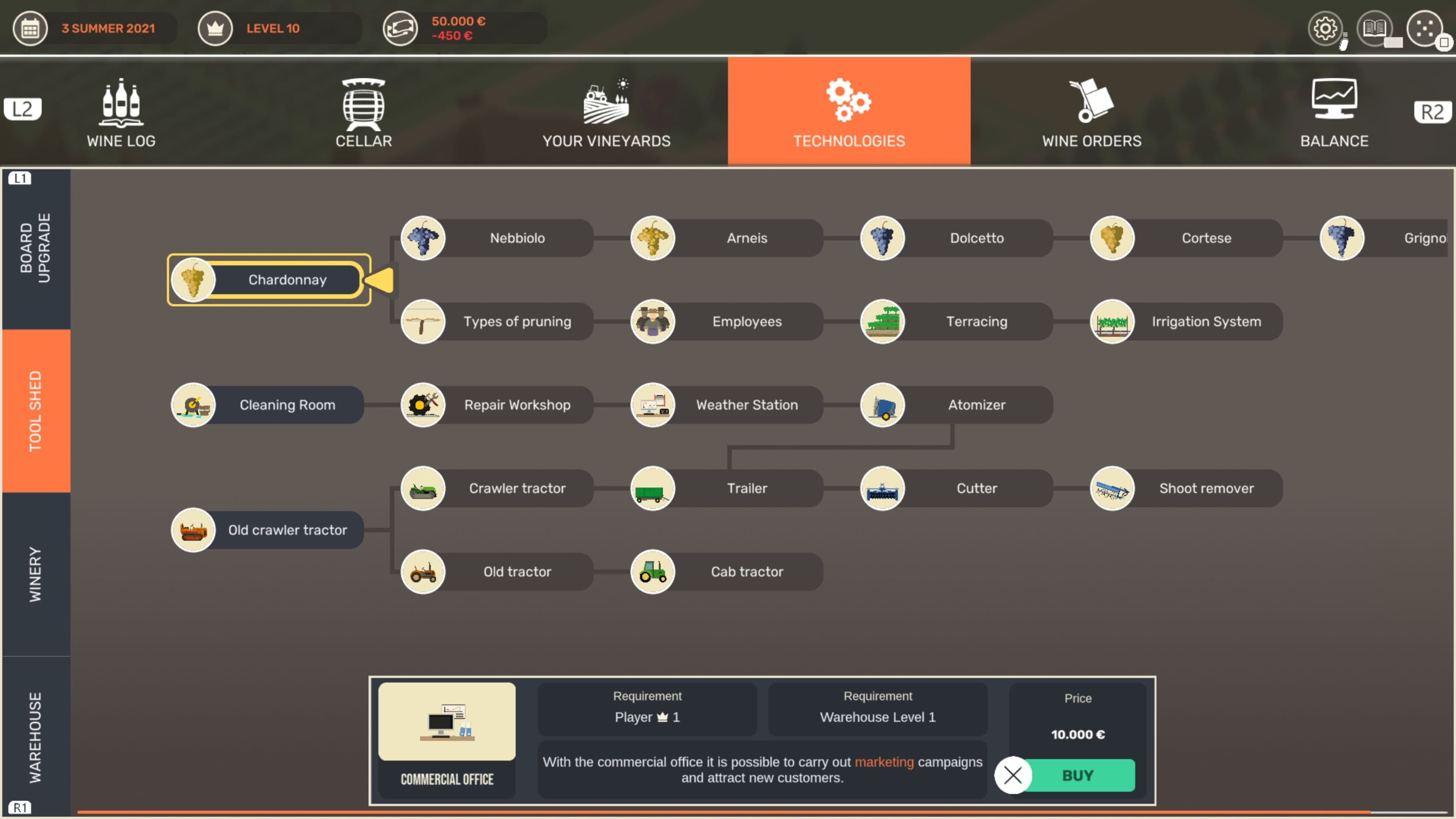 Hundred Days - Winemaking Simulator: скриншот 3