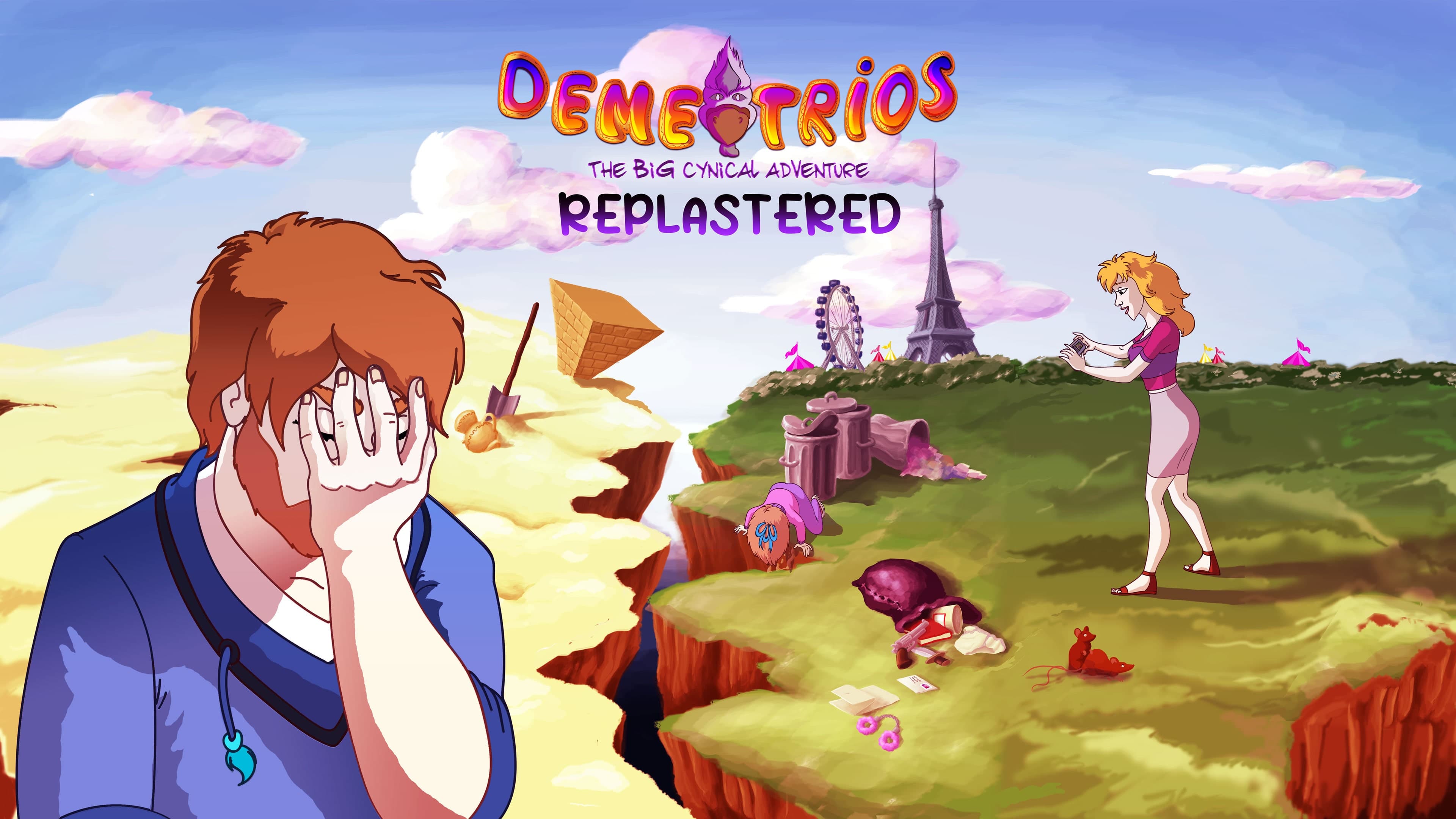 Hand - Drawn Epic Adventures Demetrios the BIG Cynical Adventure REPLASTERED