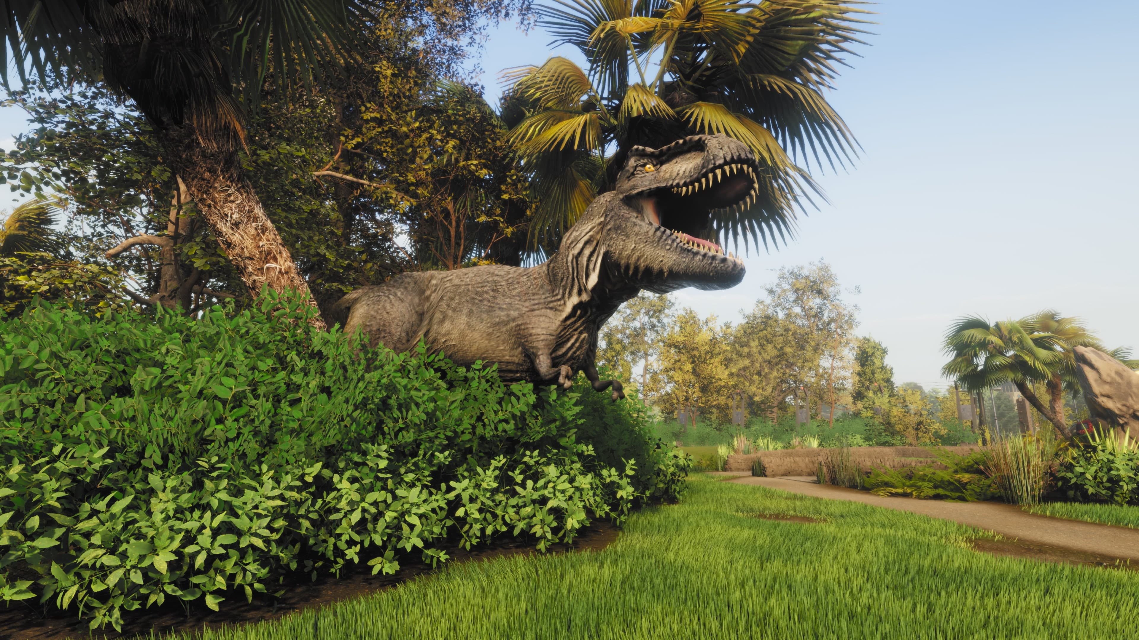 Lawn Mowing Simulator - Dino Safari PS4 & PS5: скриншот 1