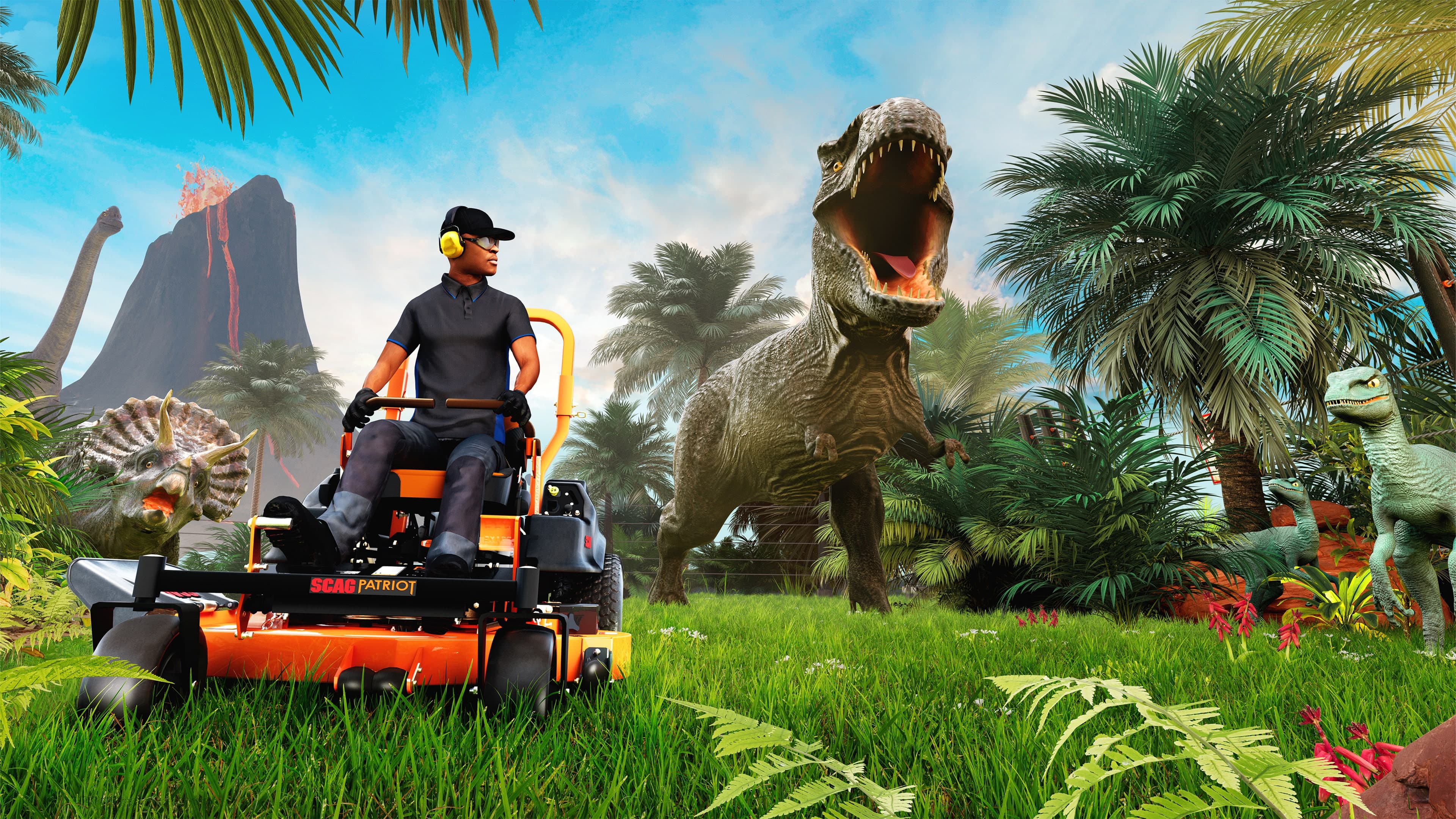 Lawn Mowing Simulator - Dino Safari PS4 & PS5 Addon