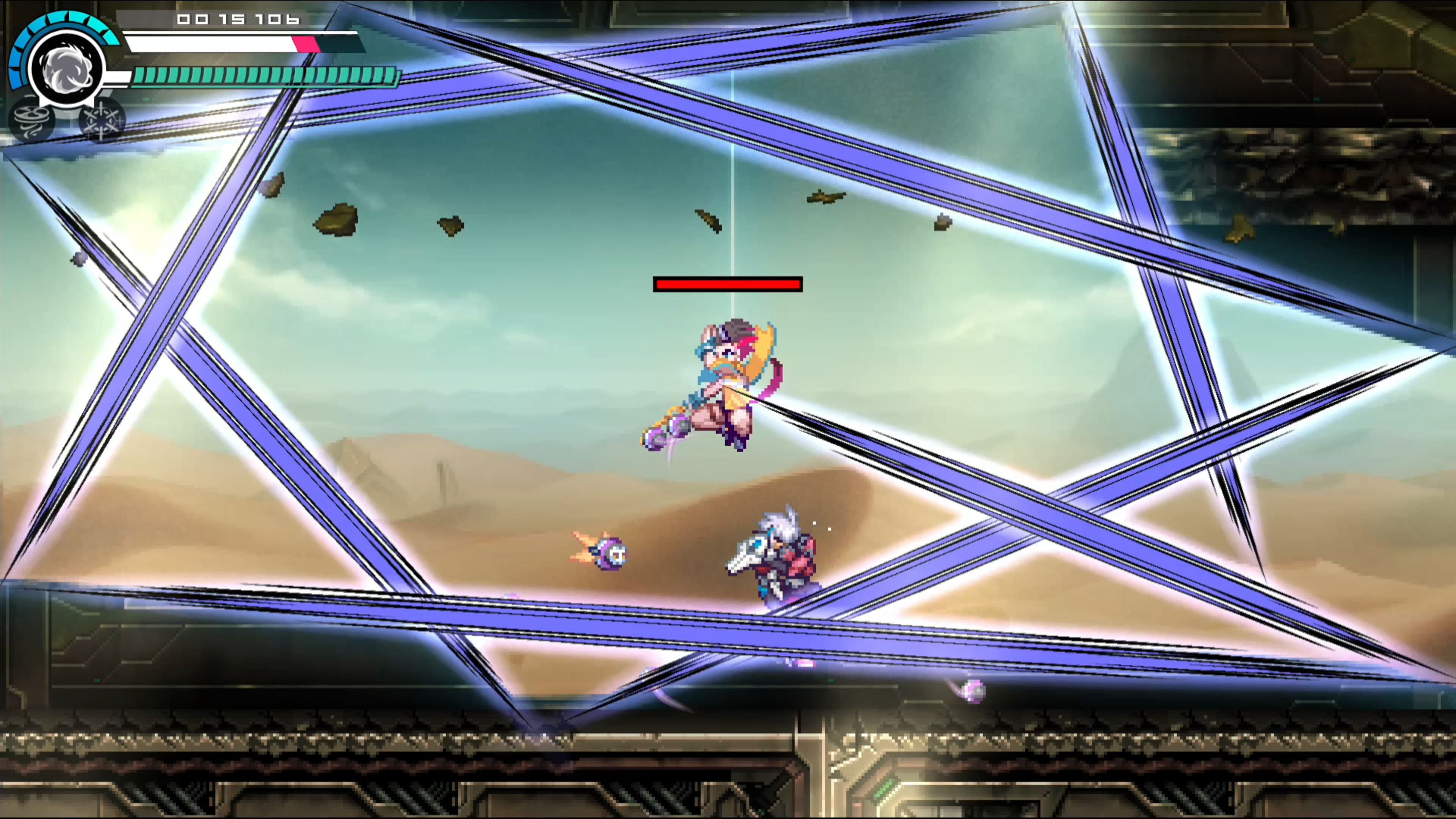 Special DLC boss "Kirin" from "Azure Striker GUNVOLT 3": скриншот 6
