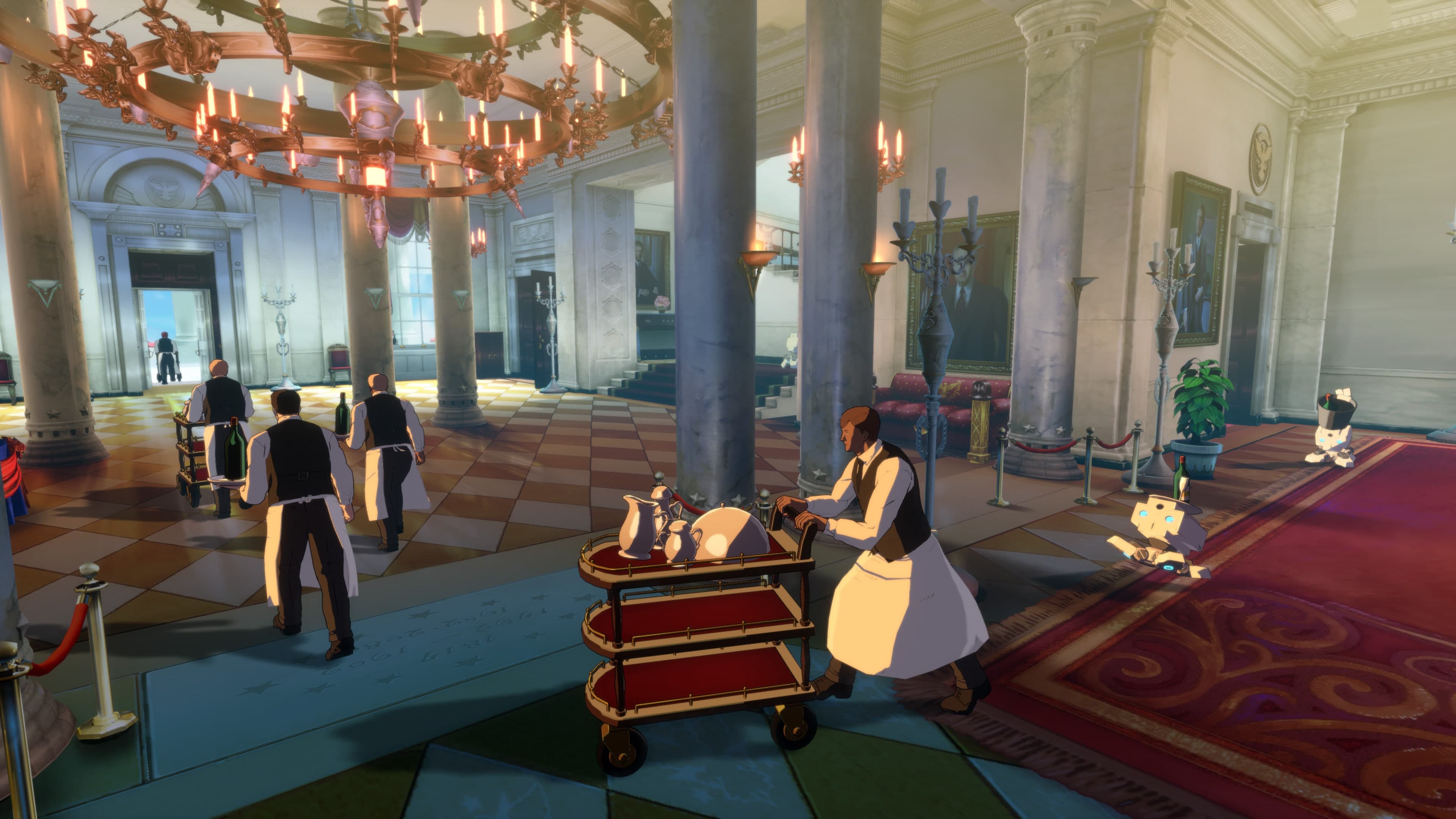 GGST Additional Battle Stage "White House Reborn": скриншот 1