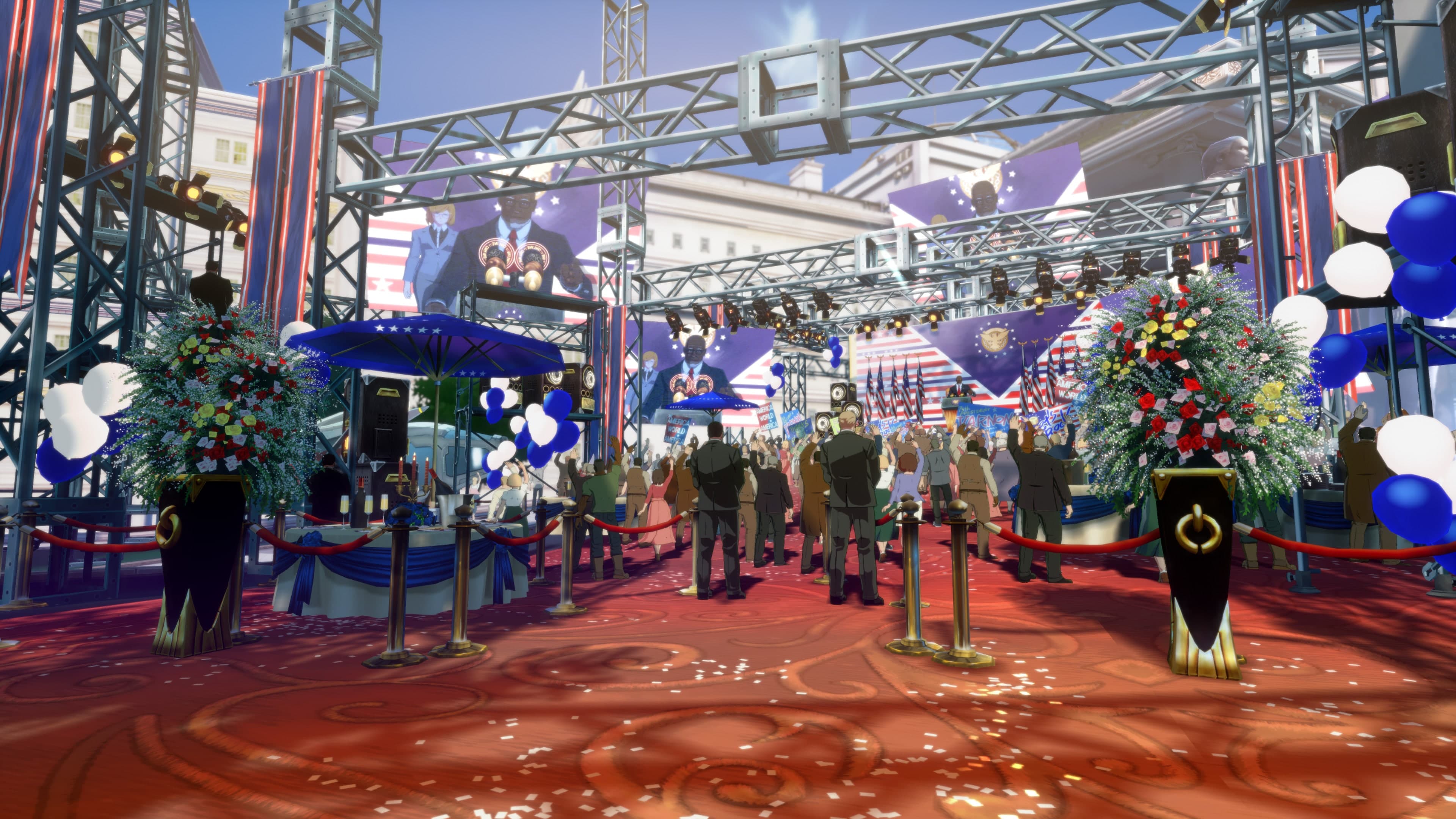 GGST Additional Battle Stage "White House Reborn": скриншот 4