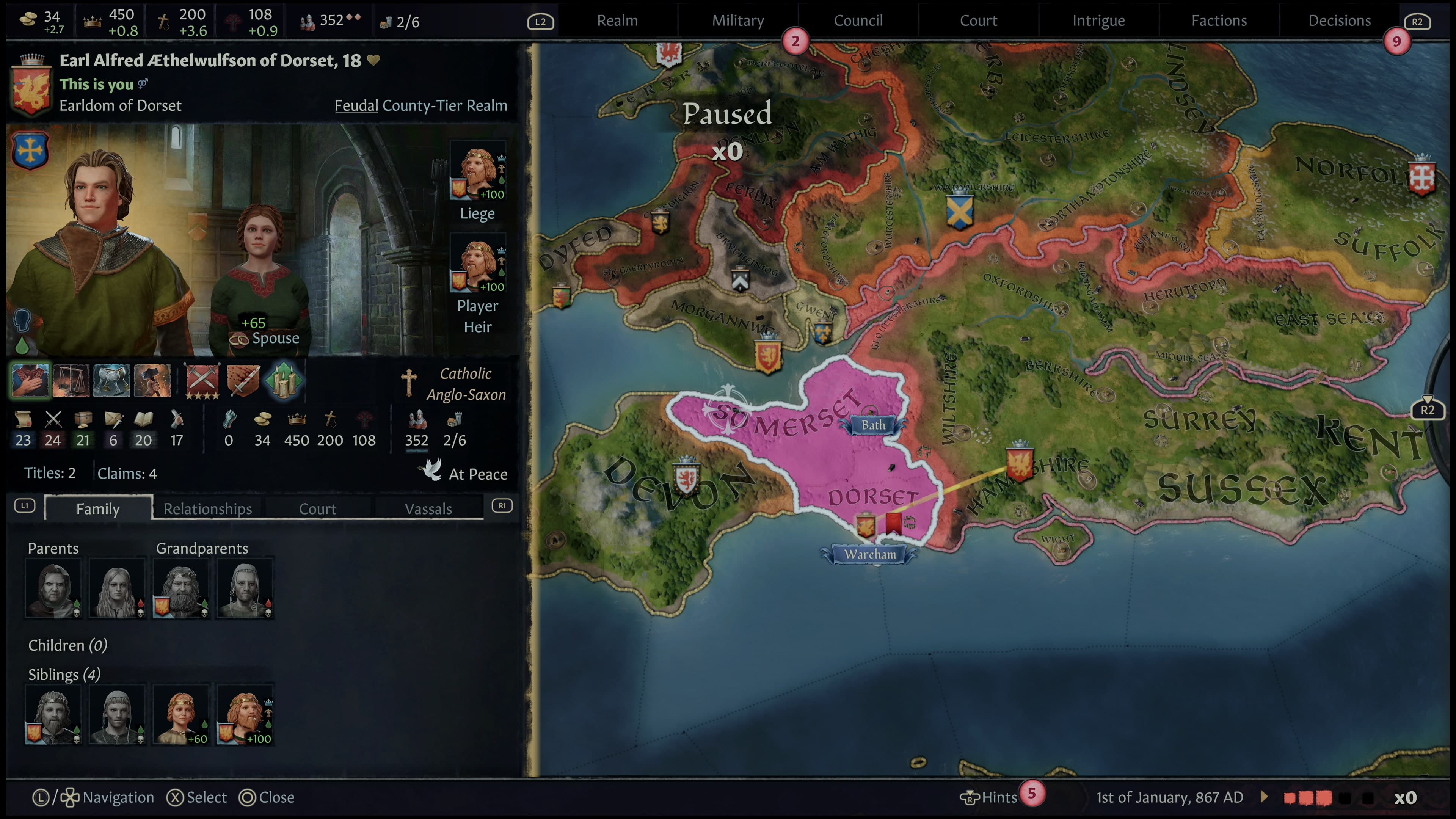Crusader Kings III: Royal Edition: скриншот 3