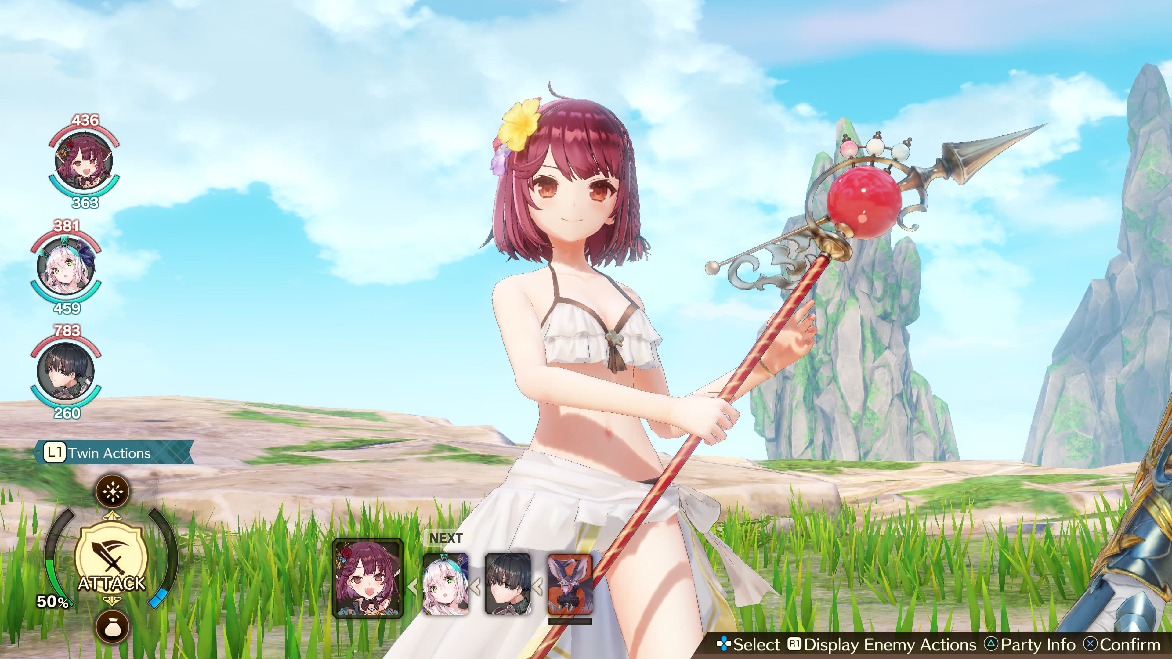 Atelier Sophie 2: Sophie's Swimsuit "White Canvas": скриншот 1