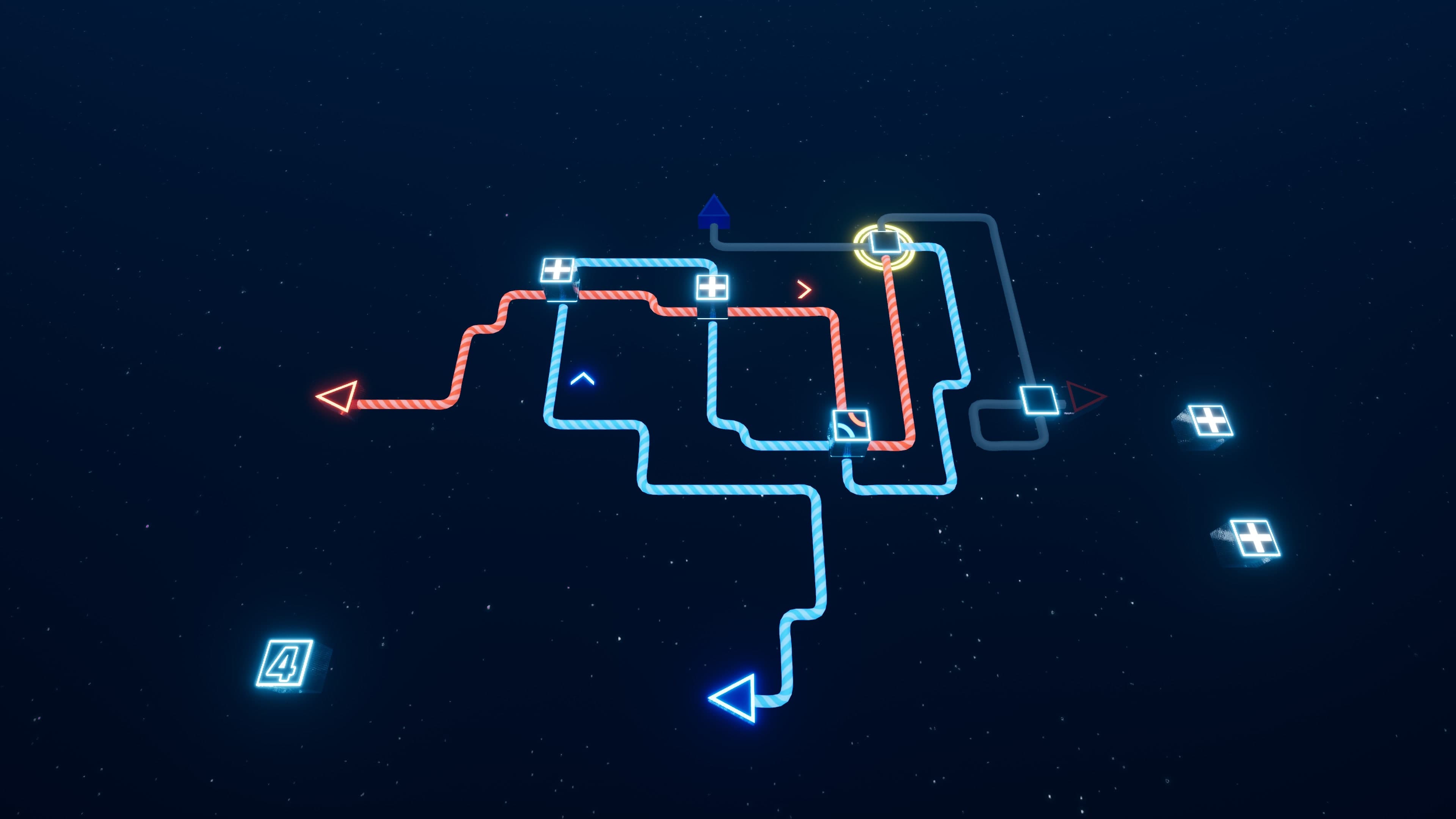 Cubic Lines Light up all the triangles!: скриншот 1