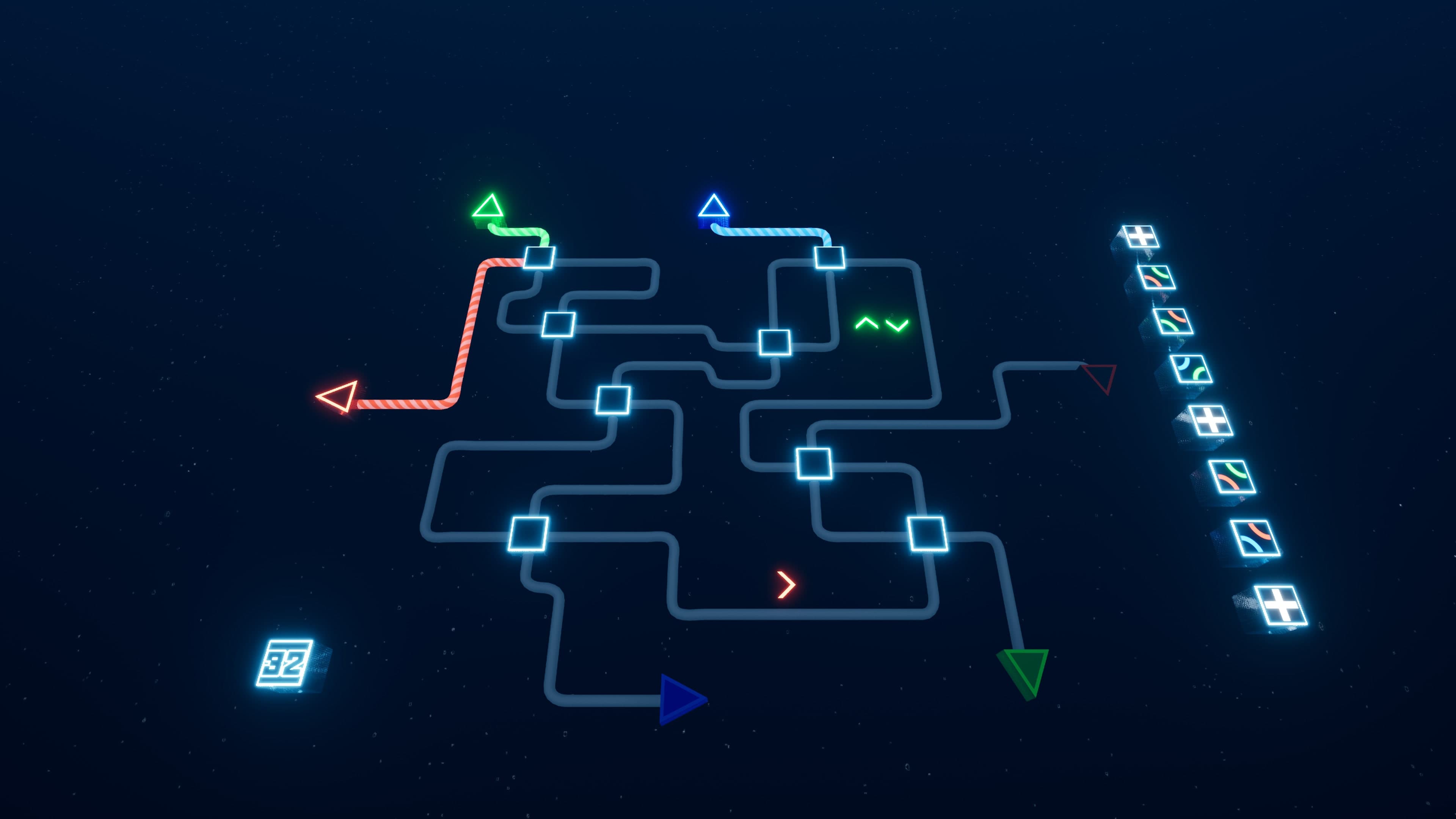 Cubic Lines Light up all the triangles!: скриншот 3