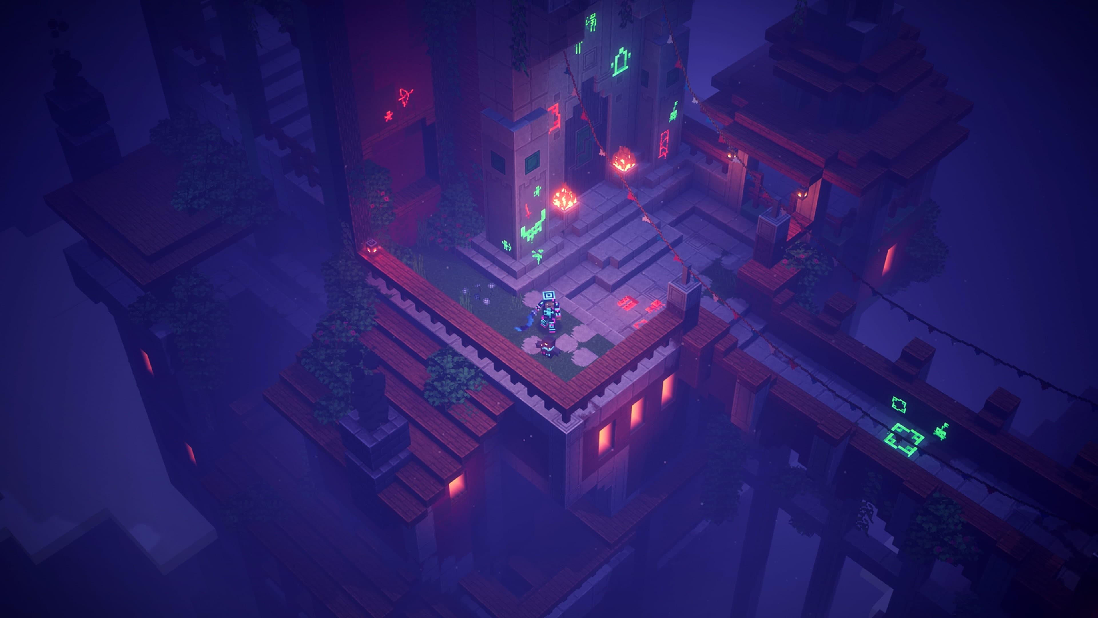 Minecraft Dungeons: Luminous Night Adventure Pass: скриншот 1