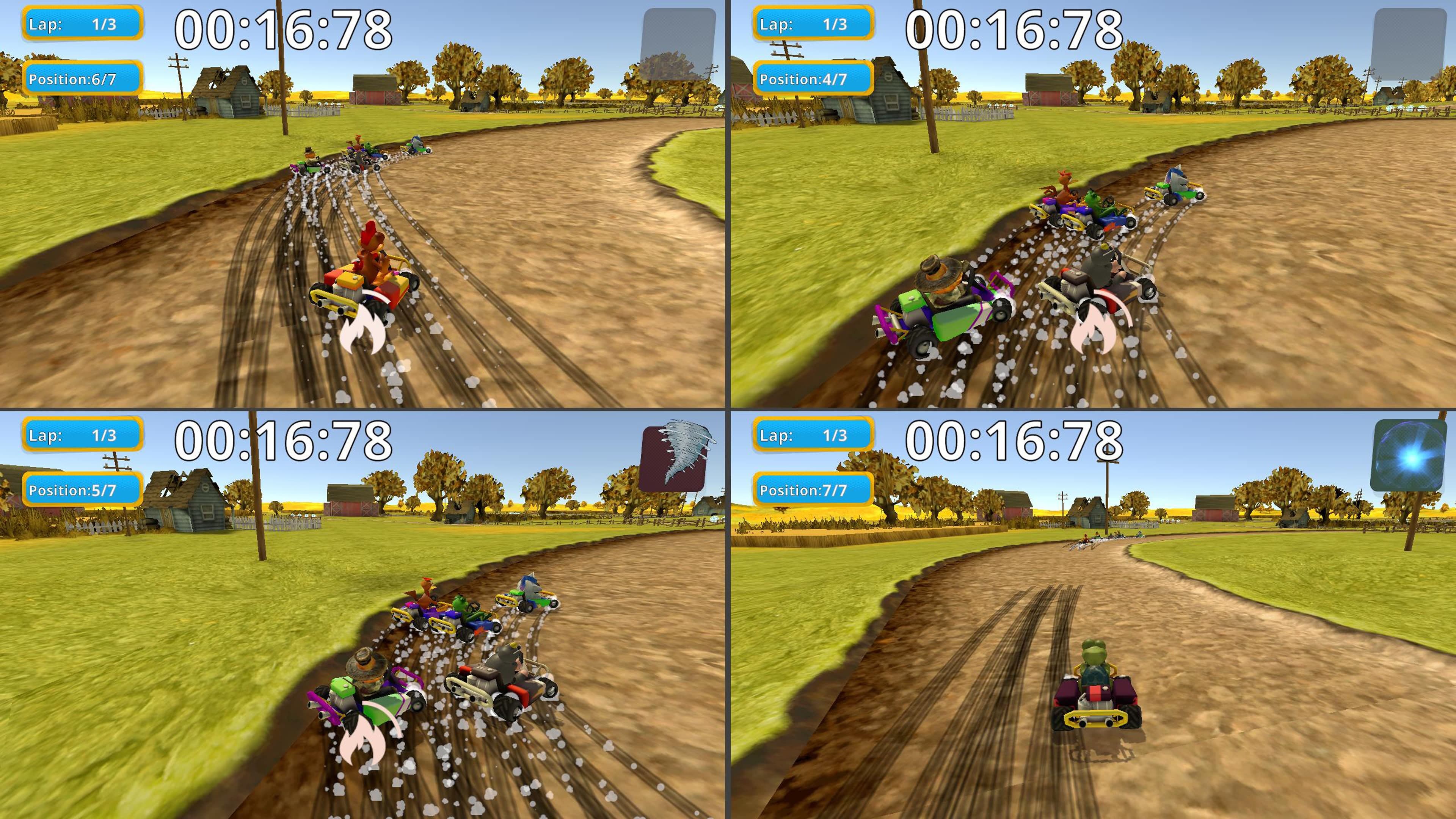 Crazy Chicken Kart 2: скриншот 4