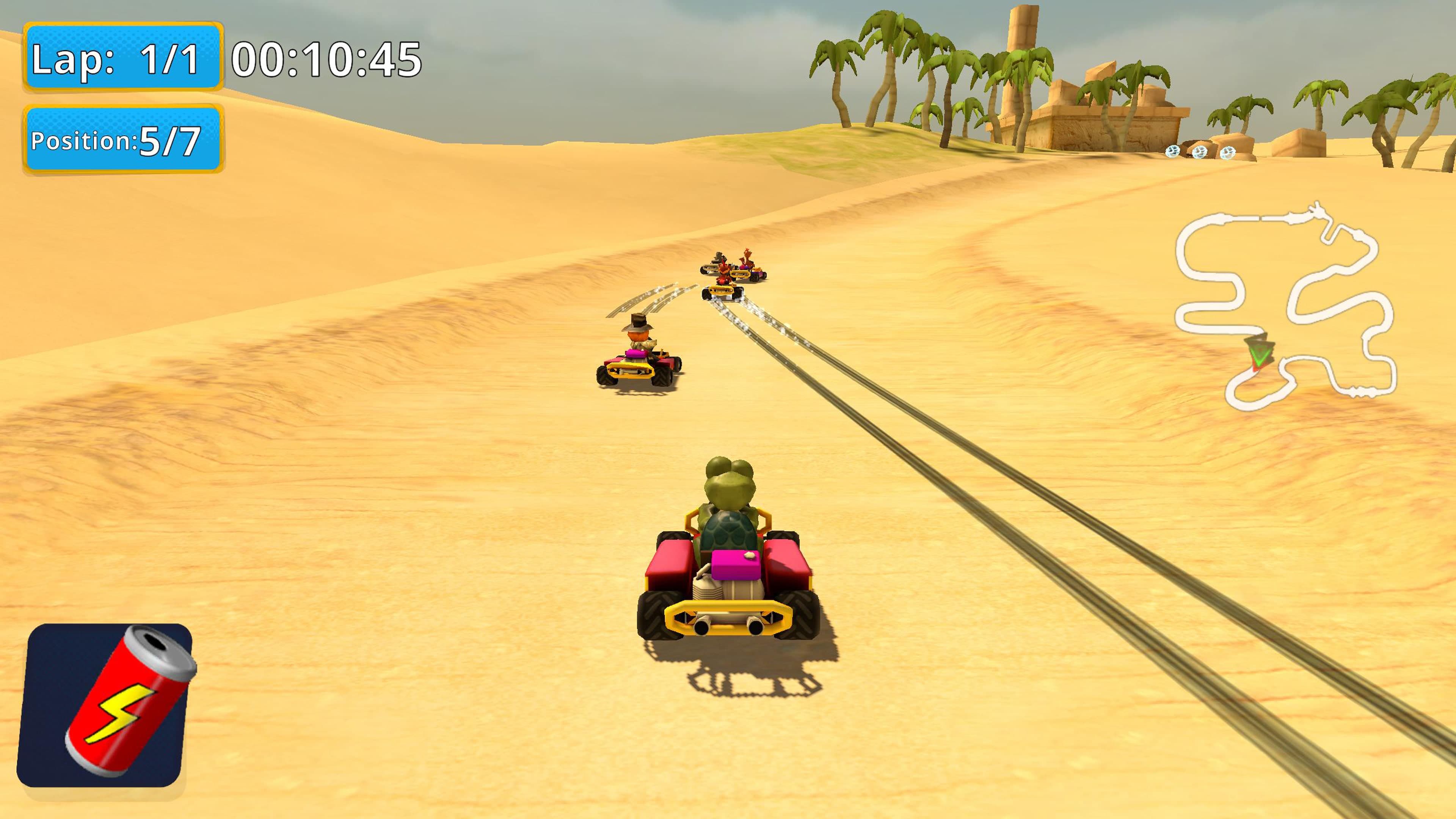 Crazy Chicken Kart 2: скриншот 1