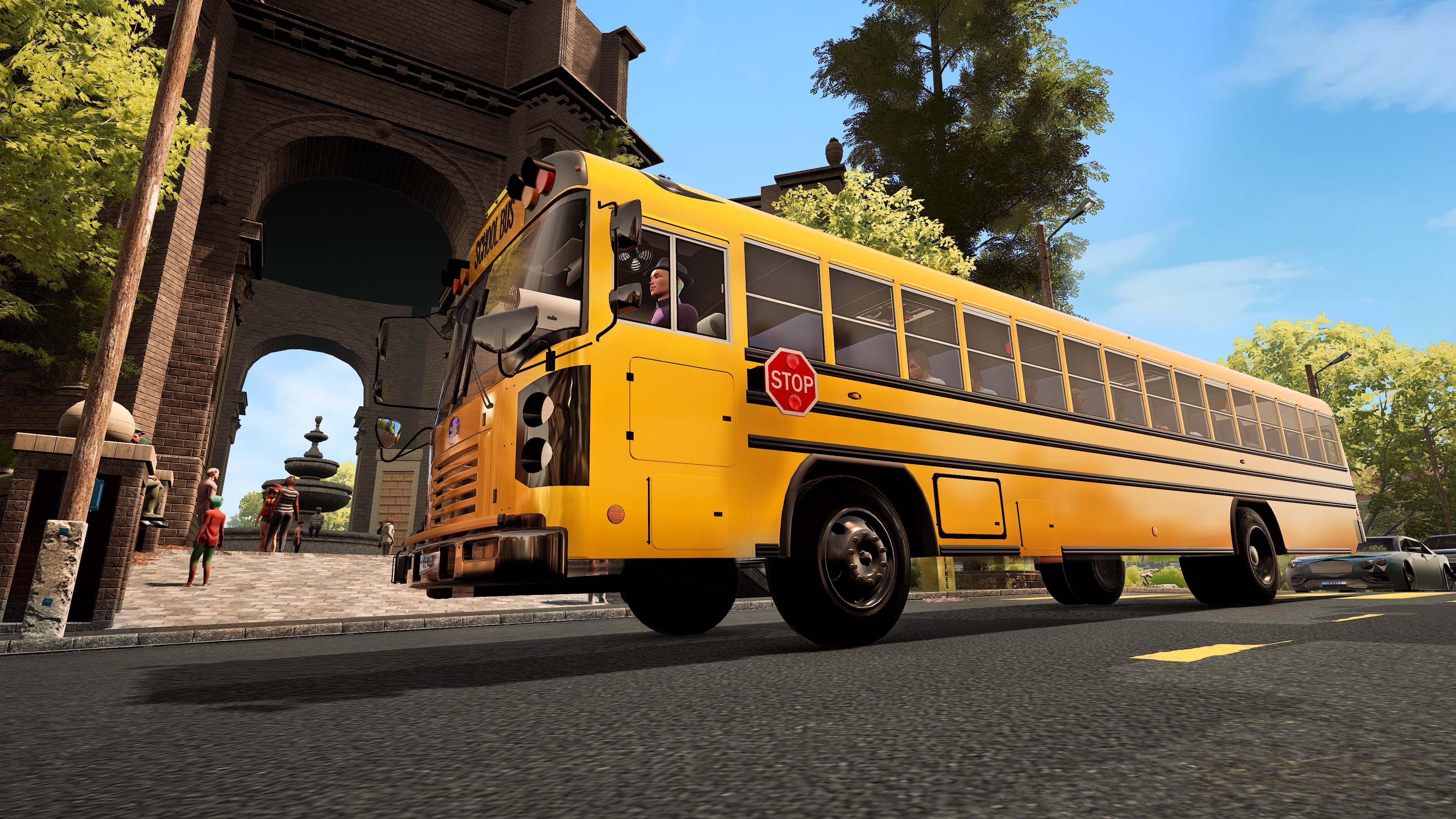 Bus Simulator 21 Next Stop - Official School Bus Extension: скриншот 5