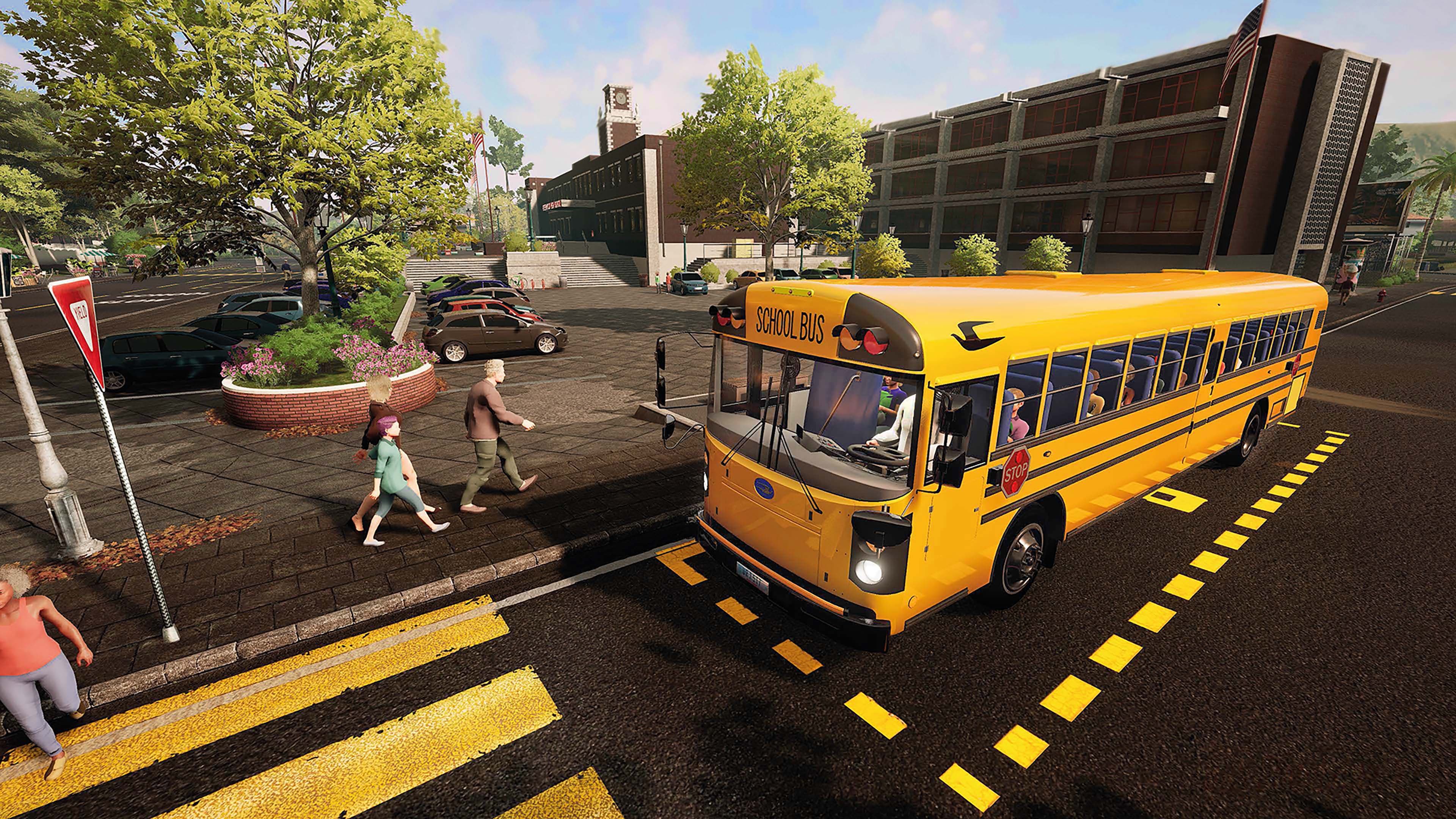 Bus Simulator 21 Next Stop - Official School Bus Extension: скриншот 4