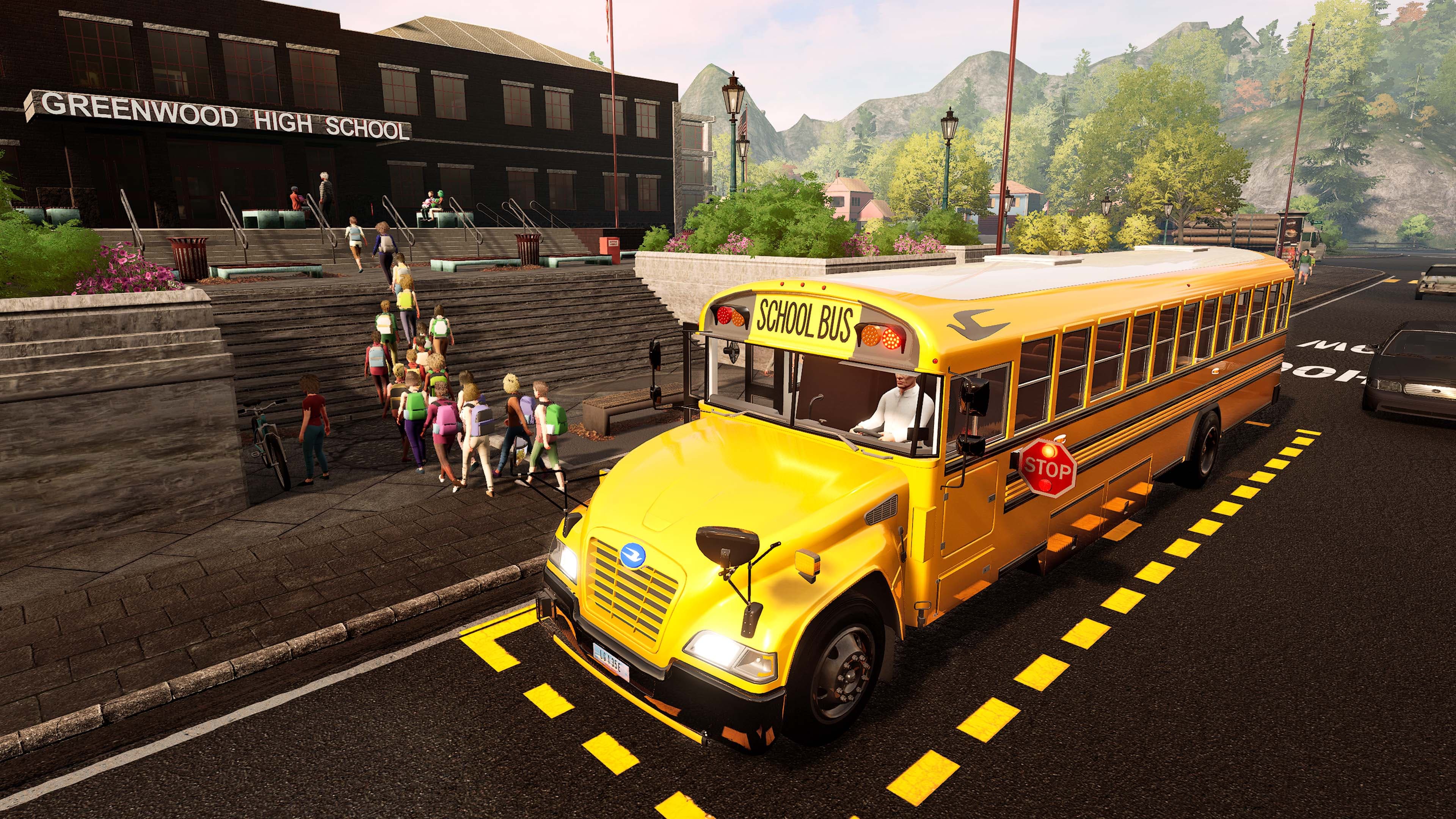 Bus Simulator 21 Next Stop - Official School Bus Extension: скриншот 6