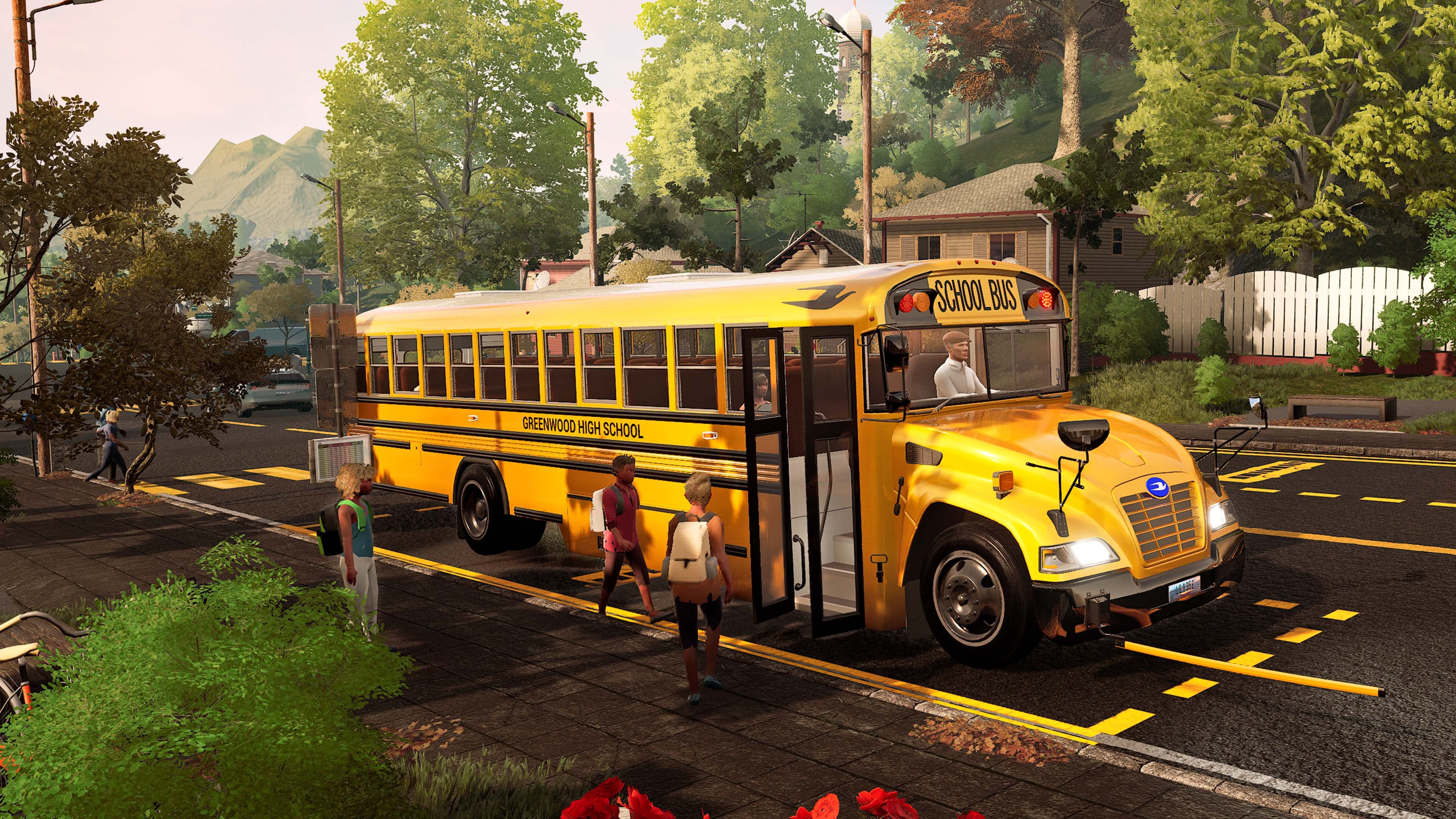 Bus Simulator 21 Next Stop - Official School Bus Extension: скриншот 2