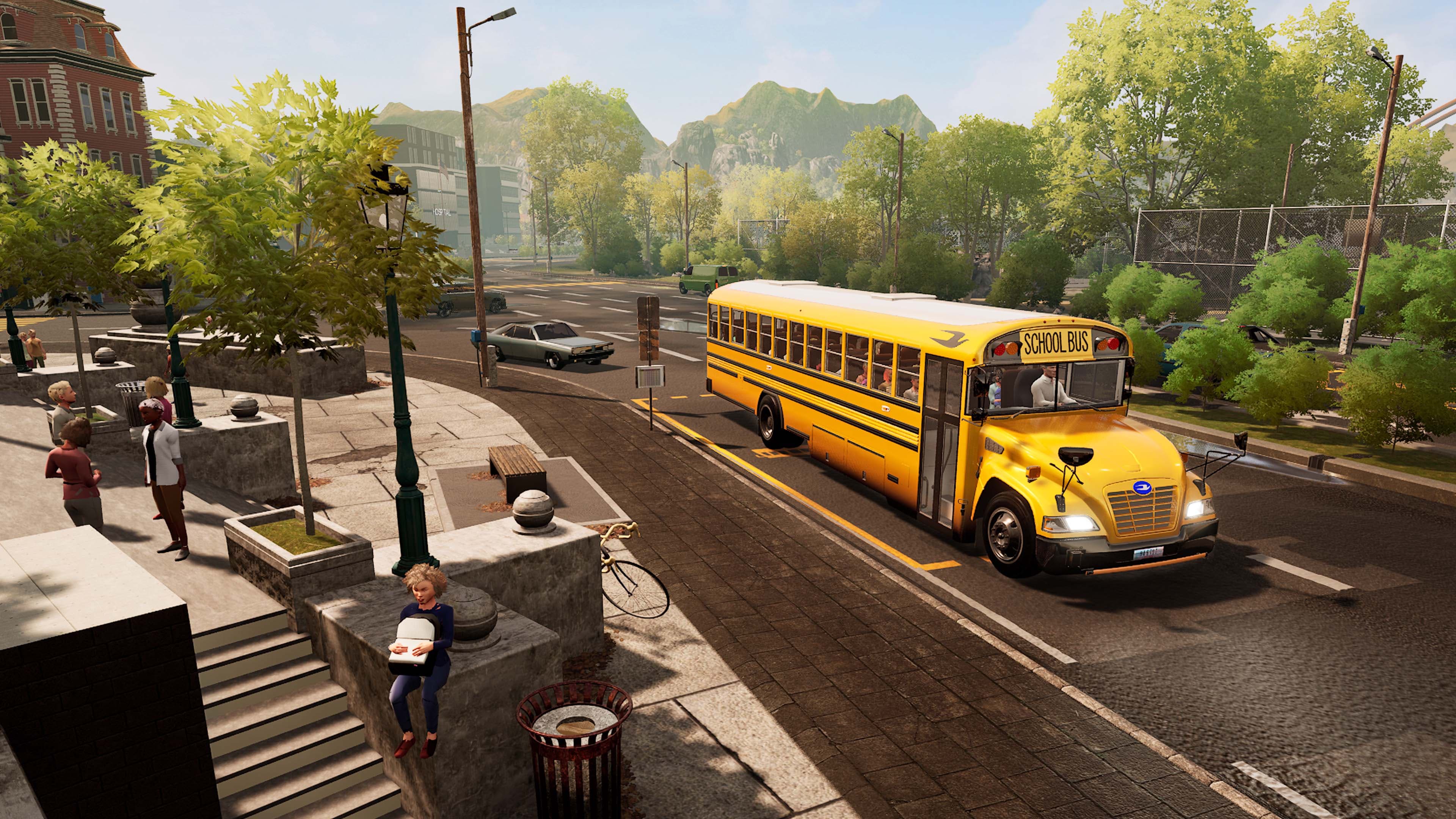 Bus Simulator 21 Next Stop - Official School Bus Extension: скриншот 1