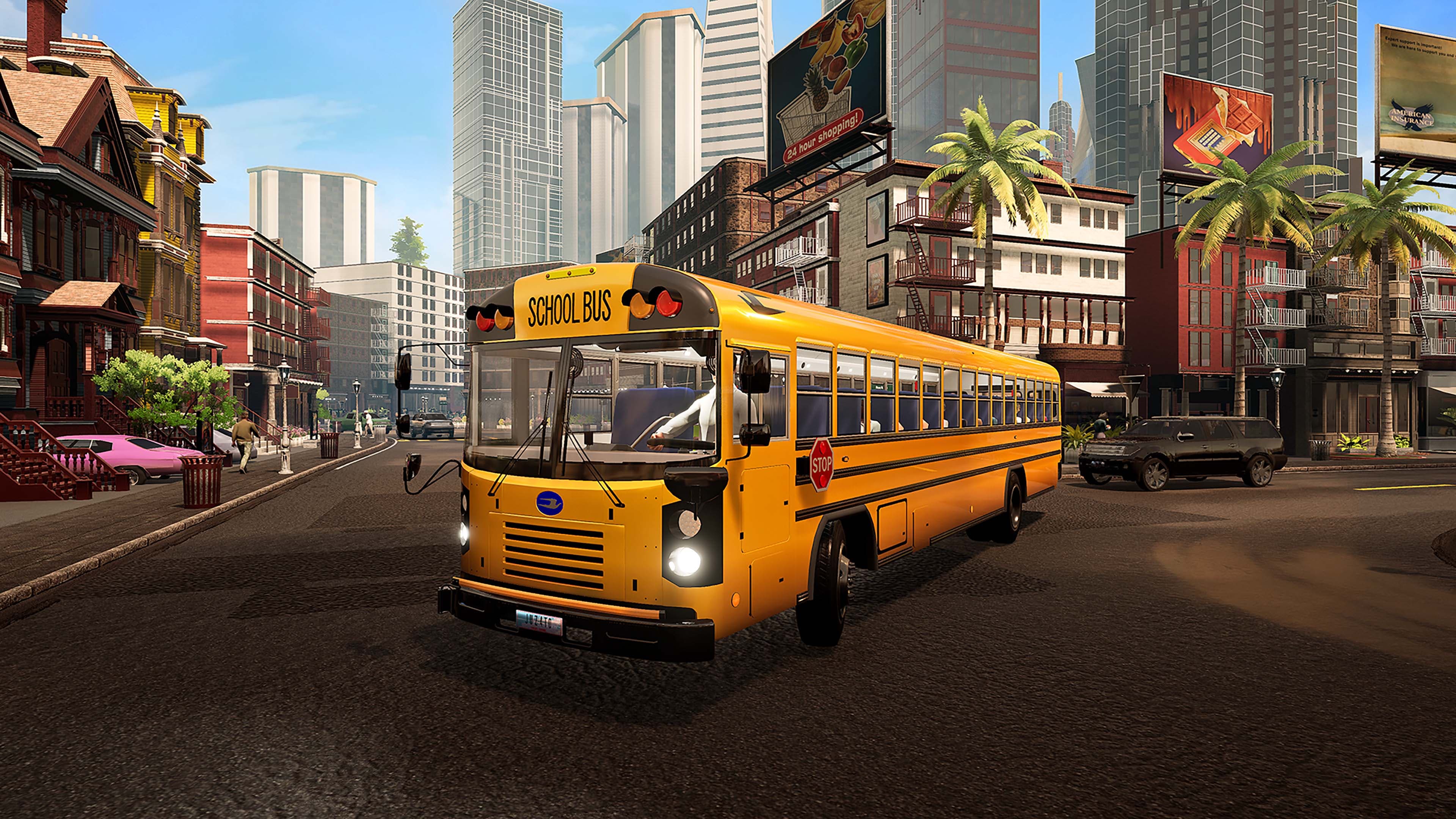 Bus Simulator 21 Next Stop - Official School Bus Extension: скриншот 9