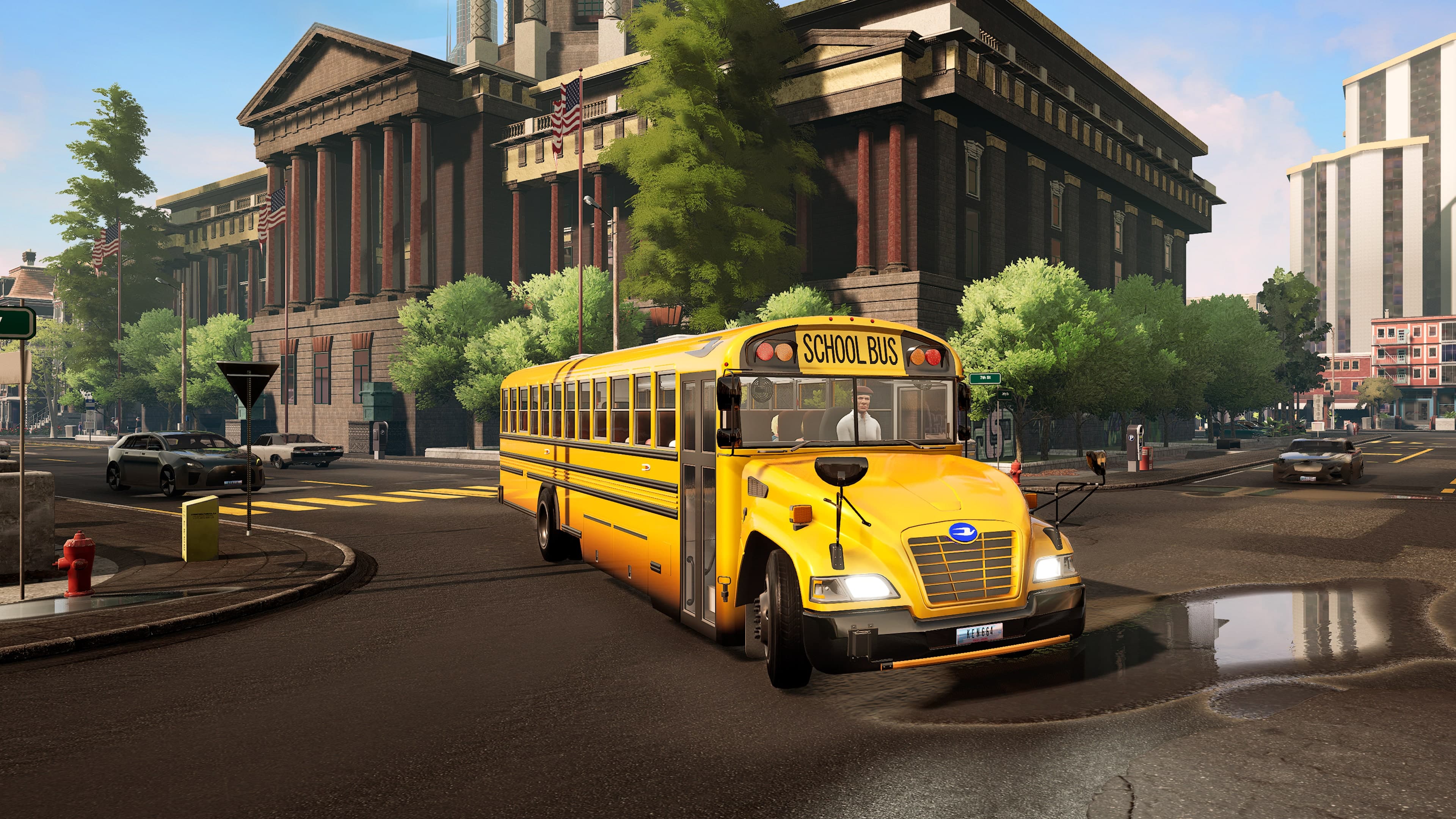 Bus Simulator 21 Next Stop - Official School Bus Extension Addon