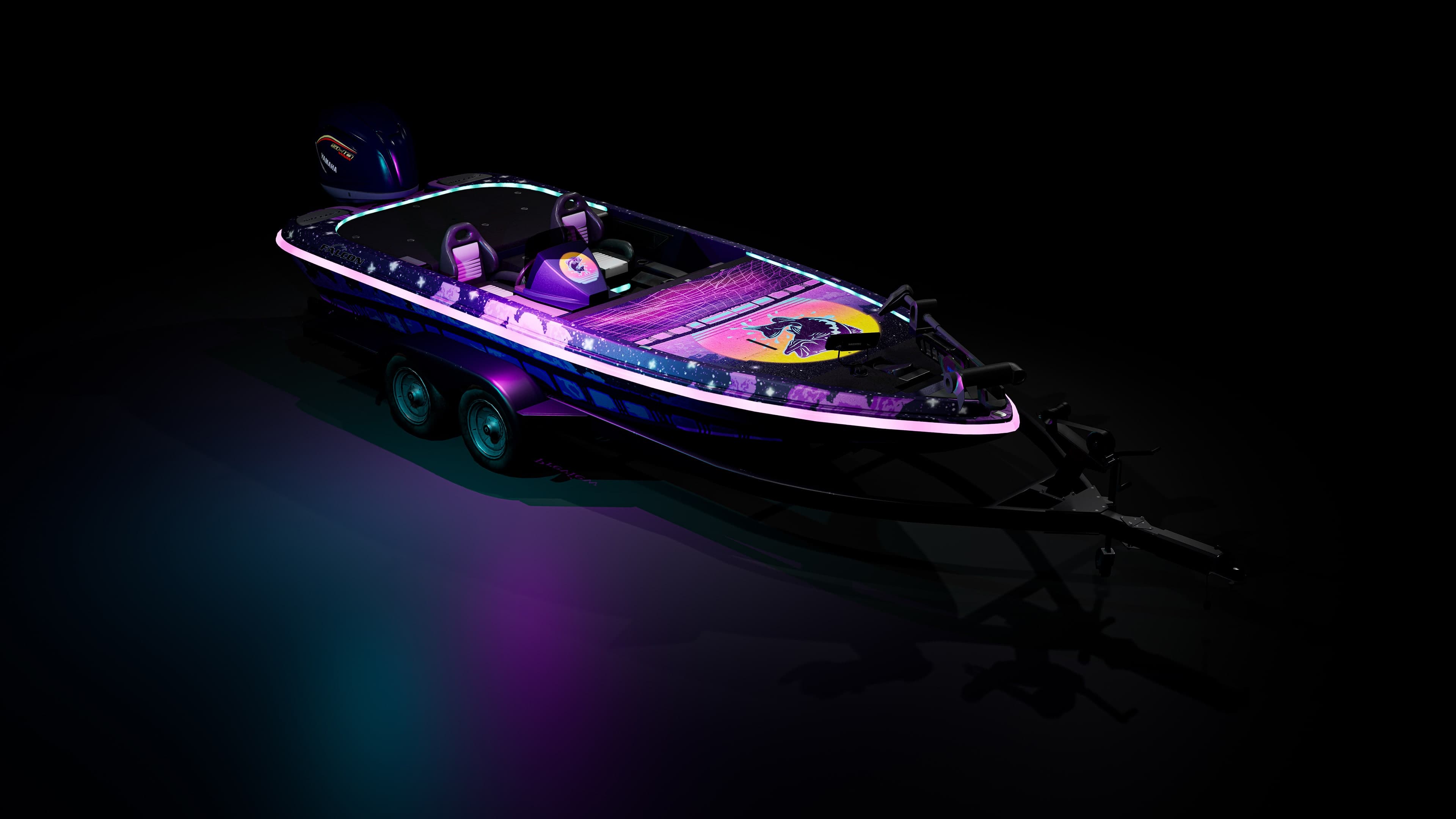 Bassmaster Fishing 2022: Synthwave Pack: скриншот 5