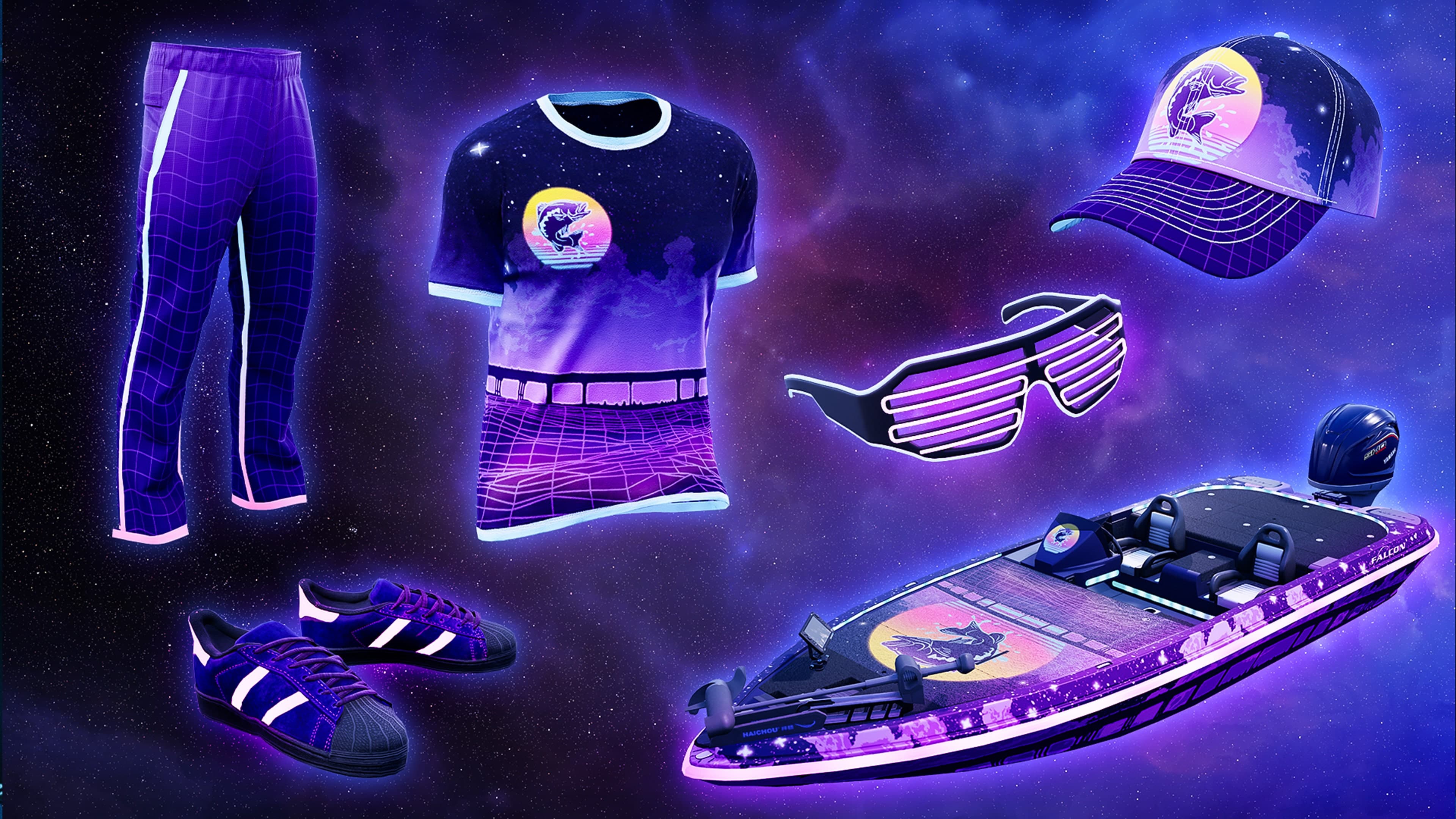 Bassmaster Fishing 2022: Synthwave Pack: скриншот 1