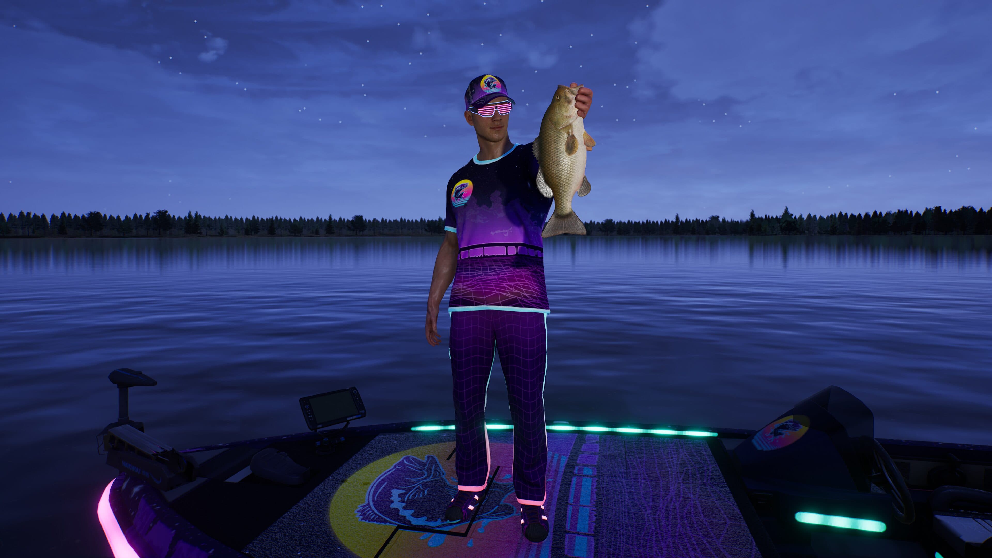 Bassmaster Fishing 2022: Synthwave Pack: скриншот 8