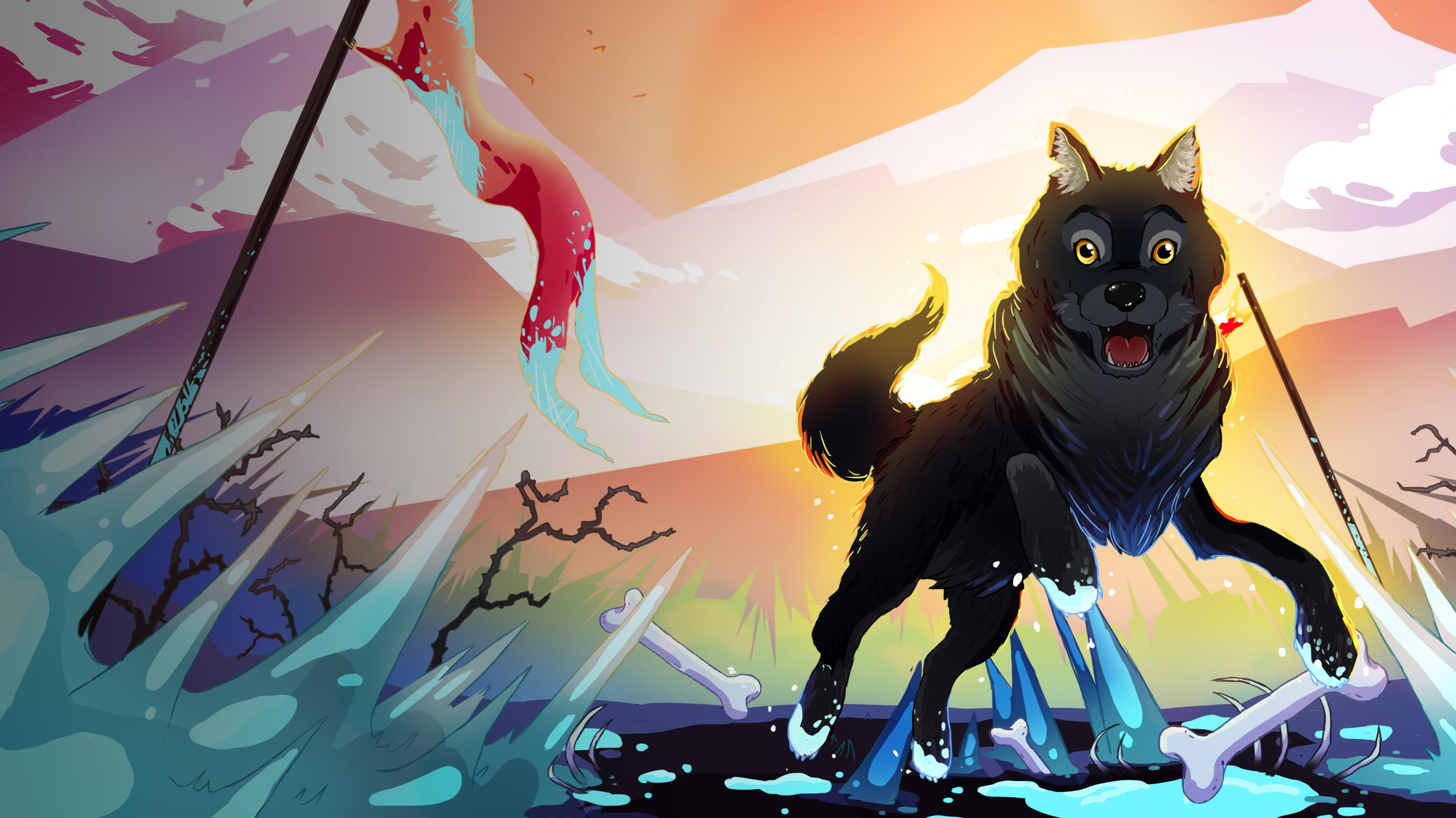 Black Wolf Standard