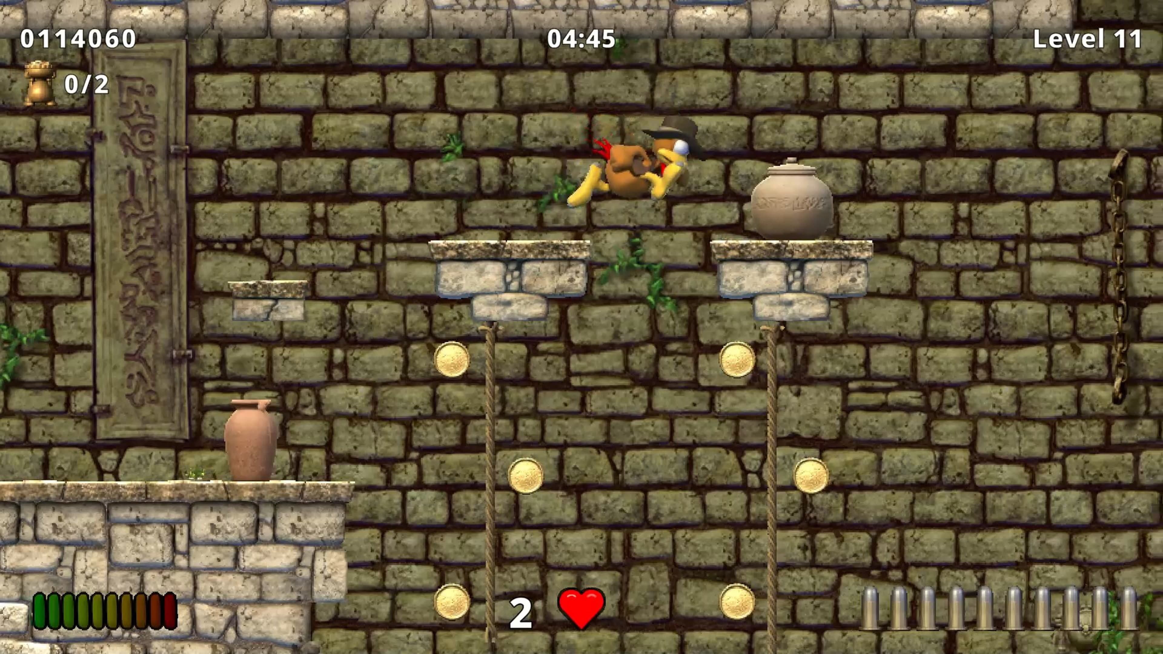 Crazy Chicken Jump 'n' Run Traps and Treasures: скриншот 9