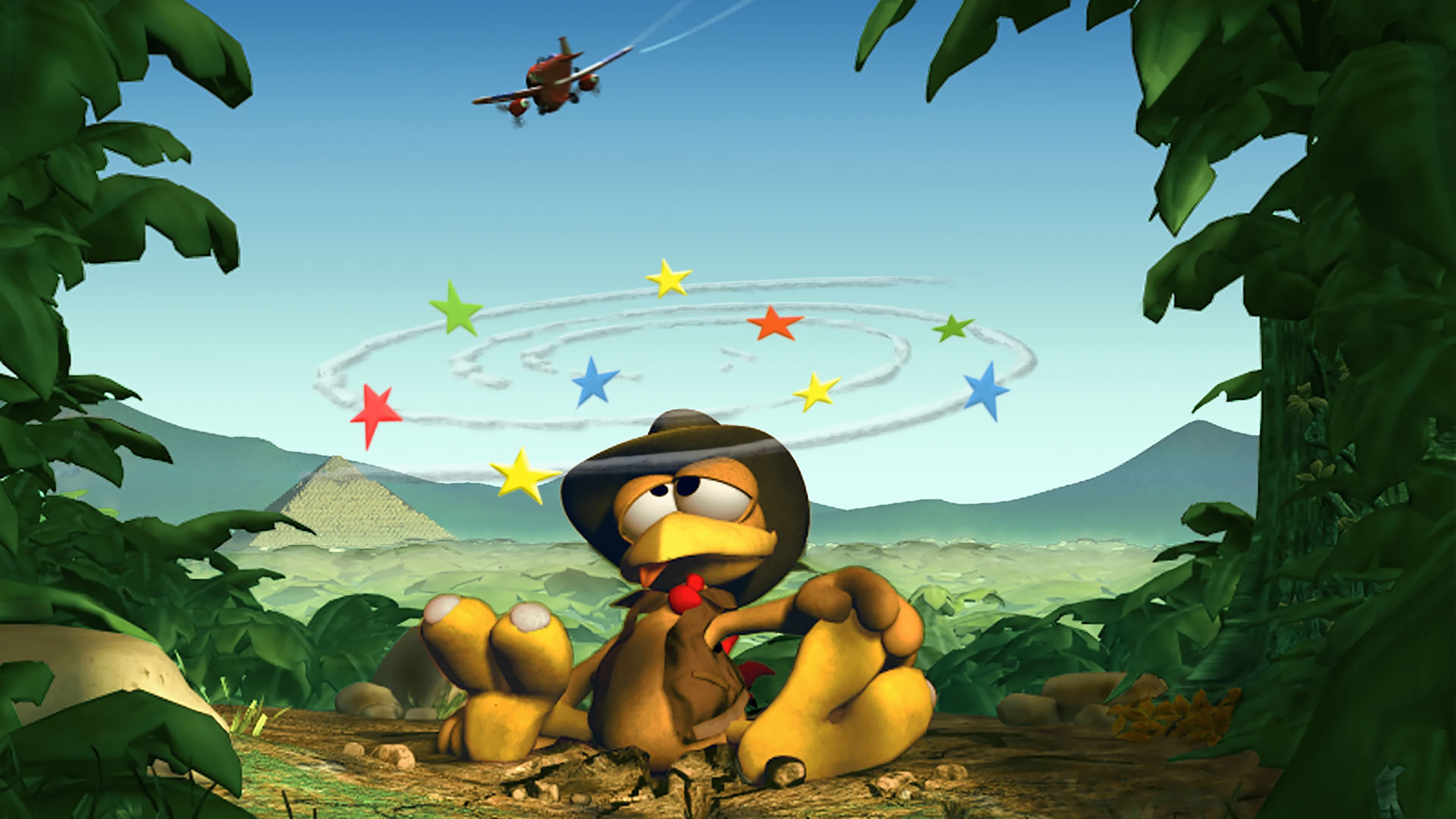 Crazy Chicken Jump 'n' Run Traps and Treasures: скриншот 4