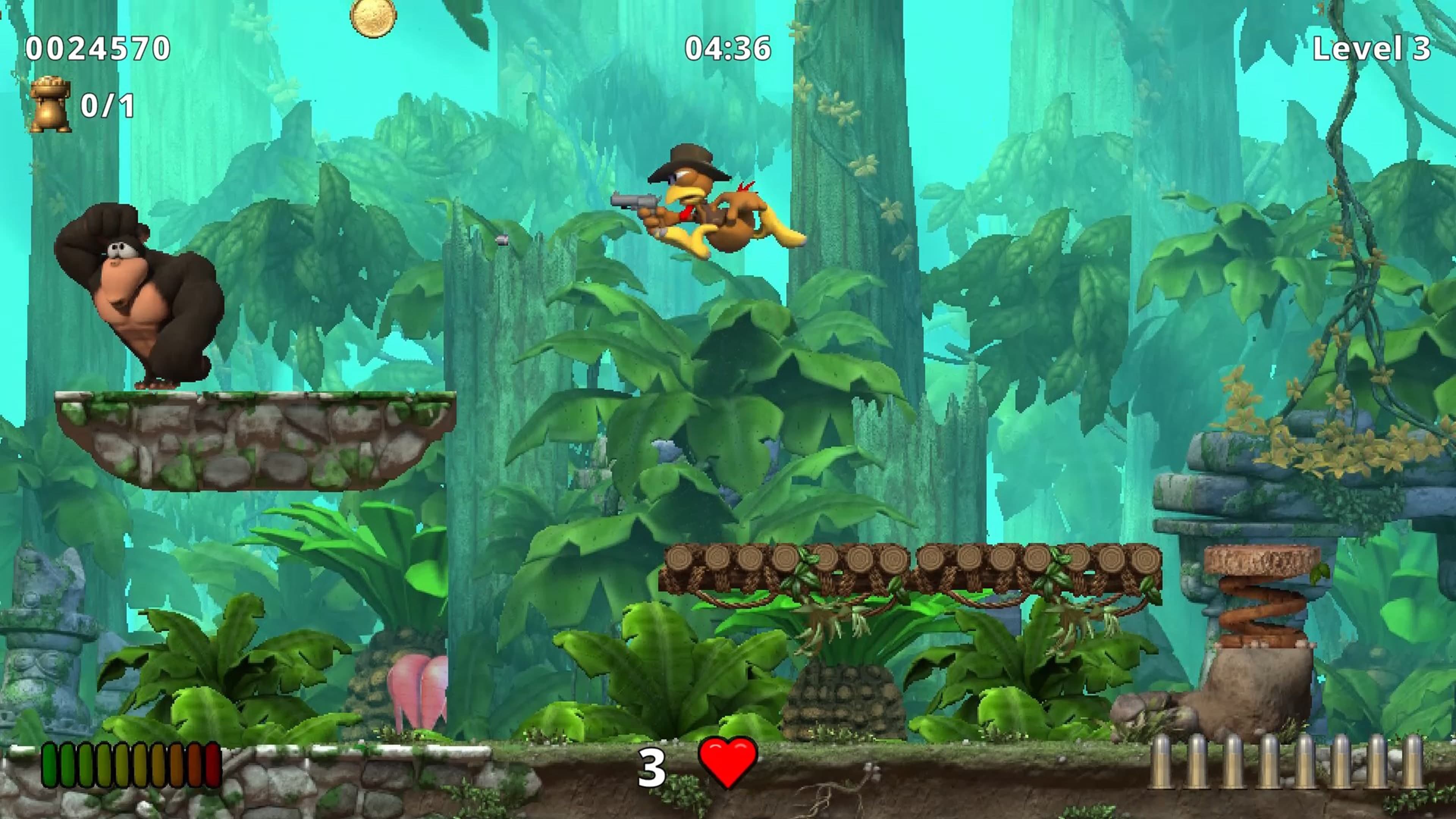 Crazy Chicken Jump 'n' Run Traps and Treasures: скриншот 5
