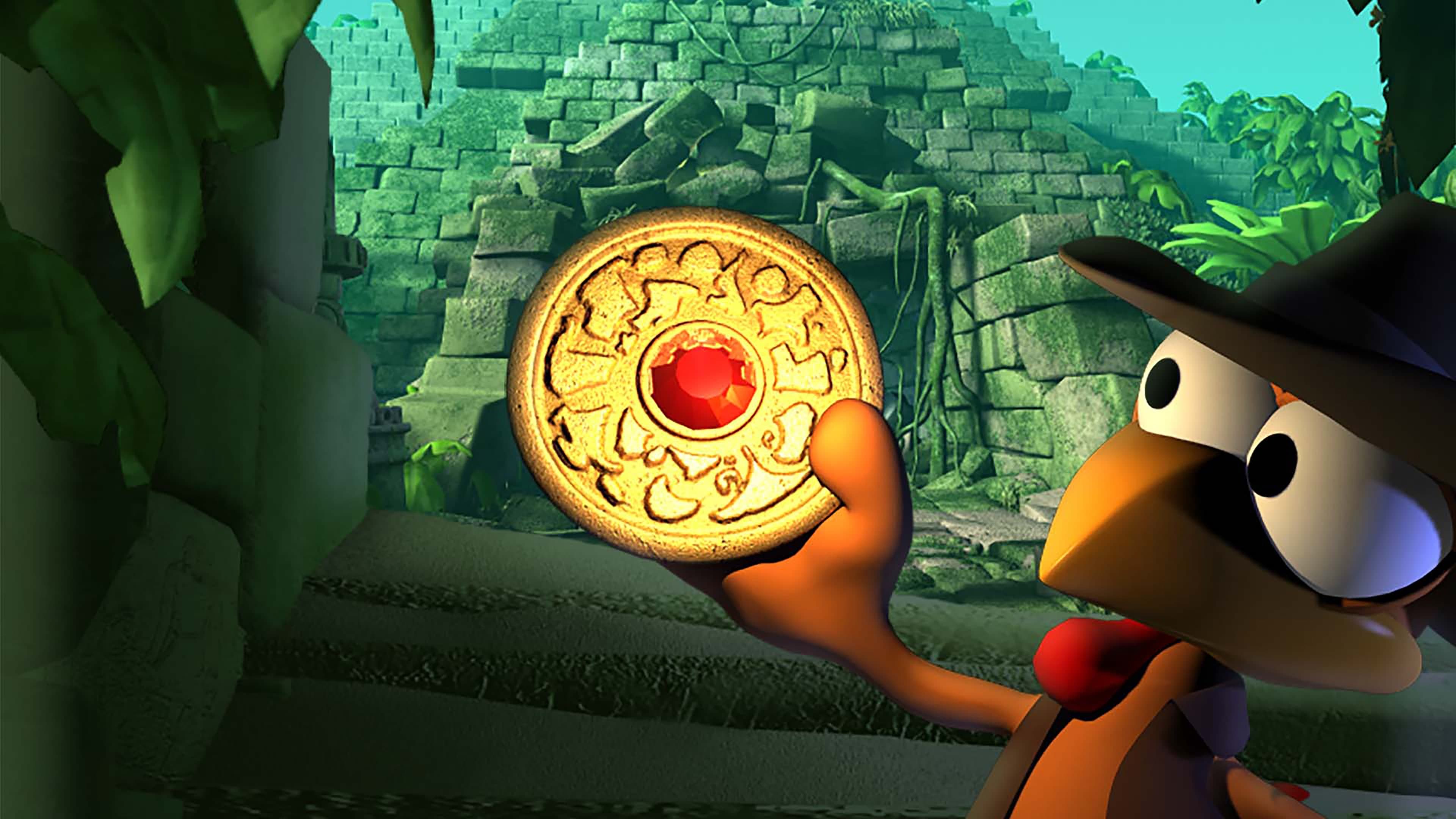 Crazy Chicken Jump 'n' Run Traps and Treasures: скриншот 7