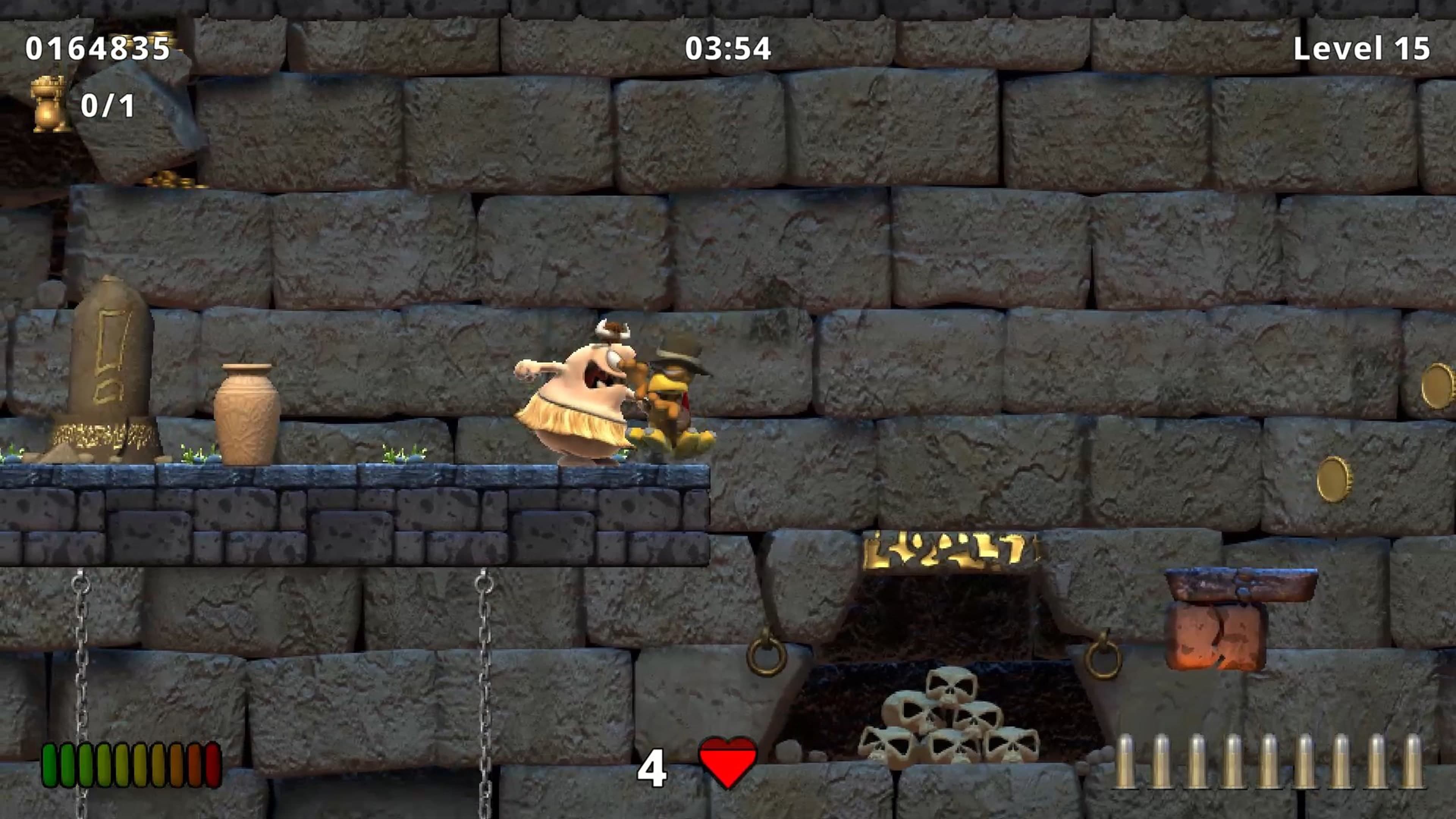 Crazy Chicken Jump 'n' Run Traps and Treasures: скриншот 8