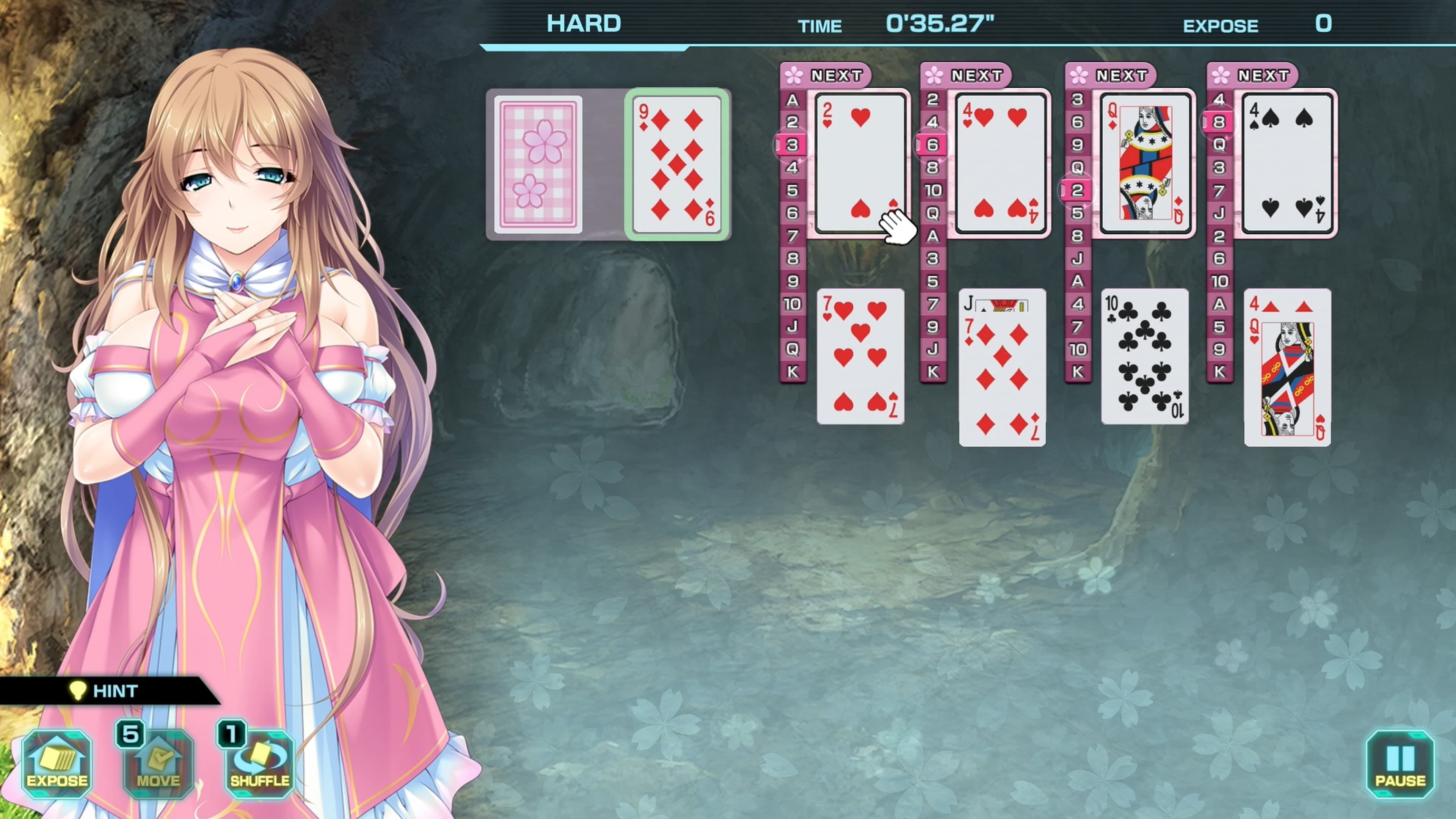 Pretty Girls Four Kings Solitaire: скриншот 1