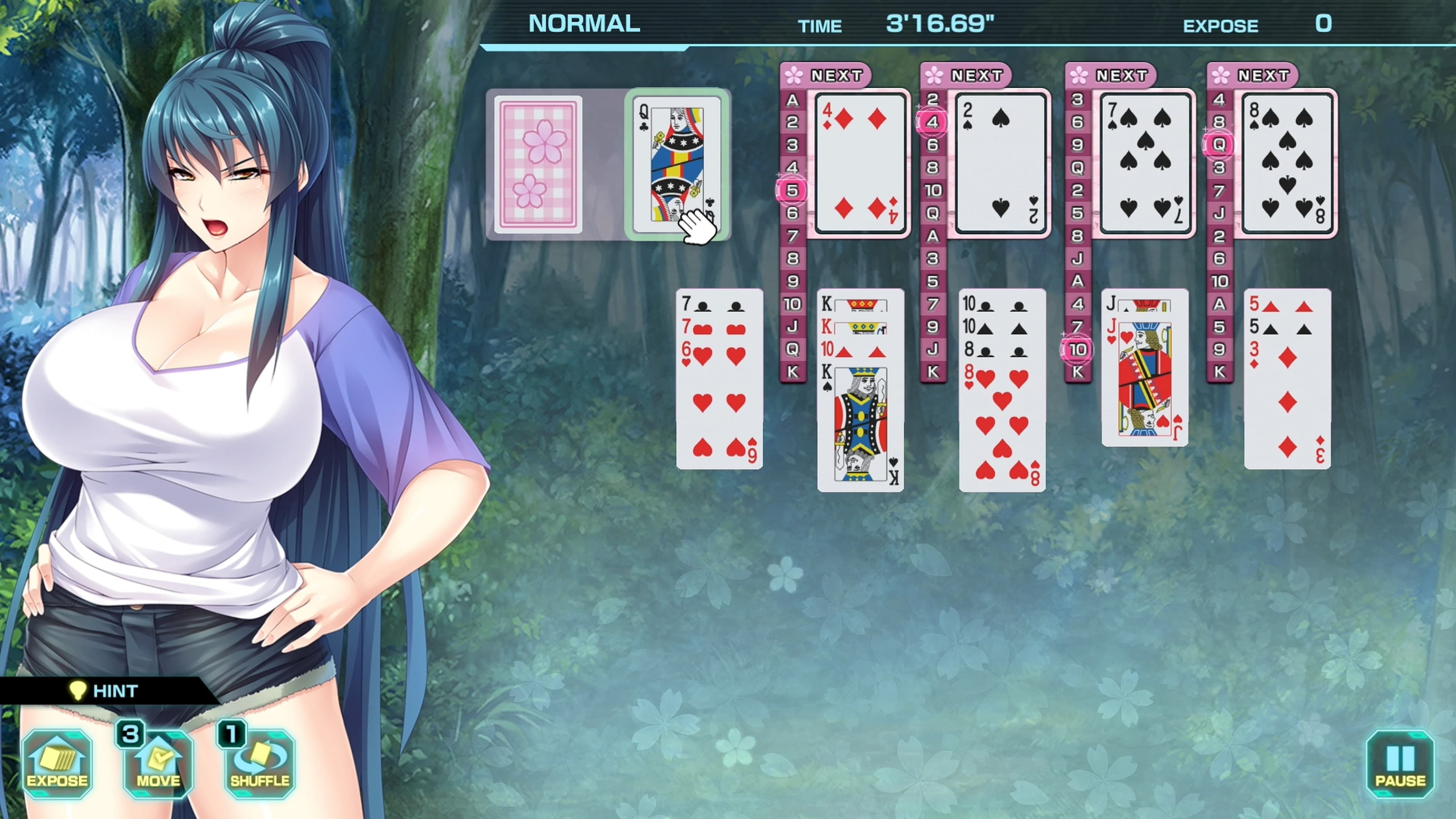Pretty Girls Four Kings Solitaire: скриншот 7