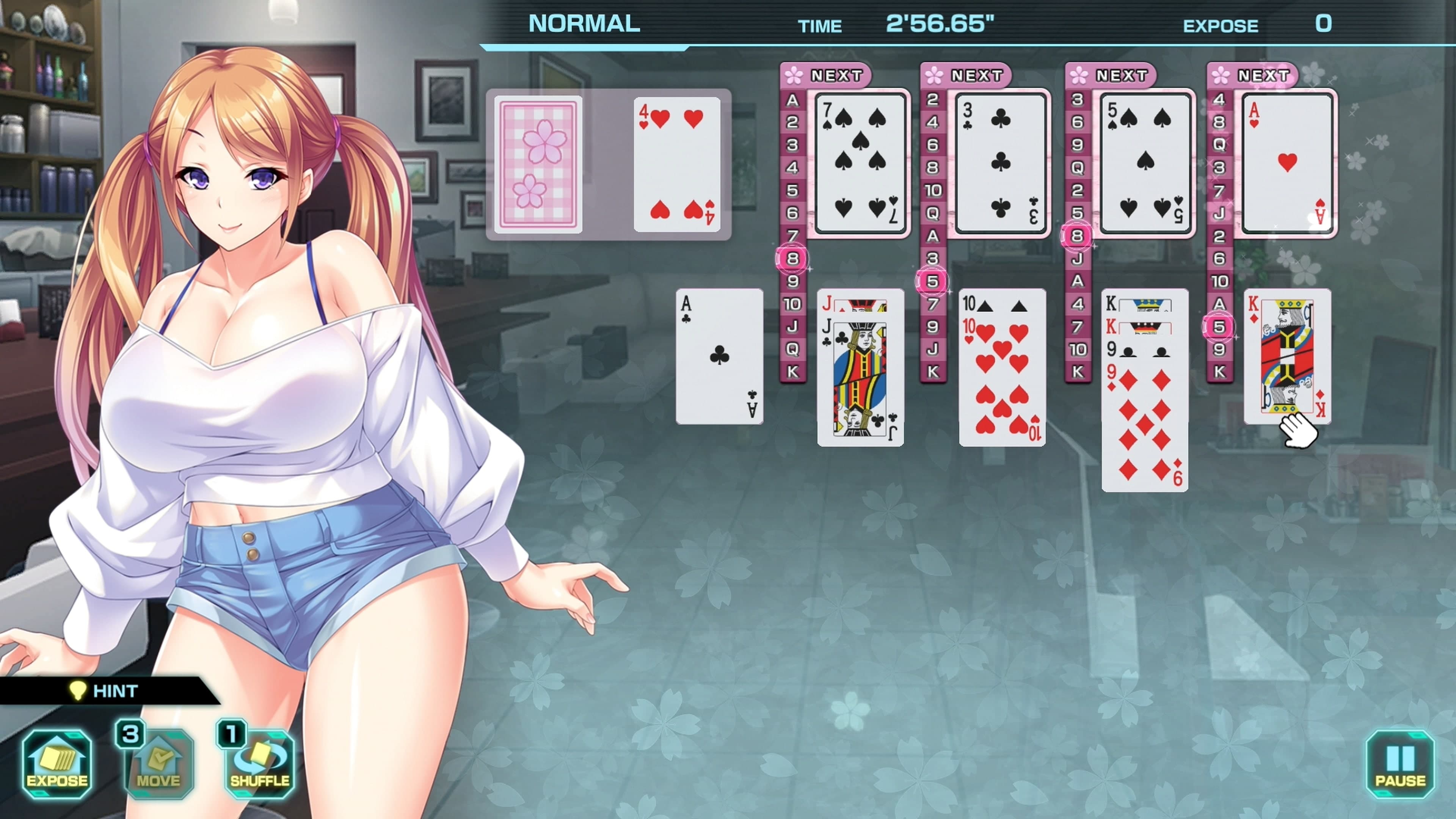 Pretty Girls Four Kings Solitaire: скриншот 6