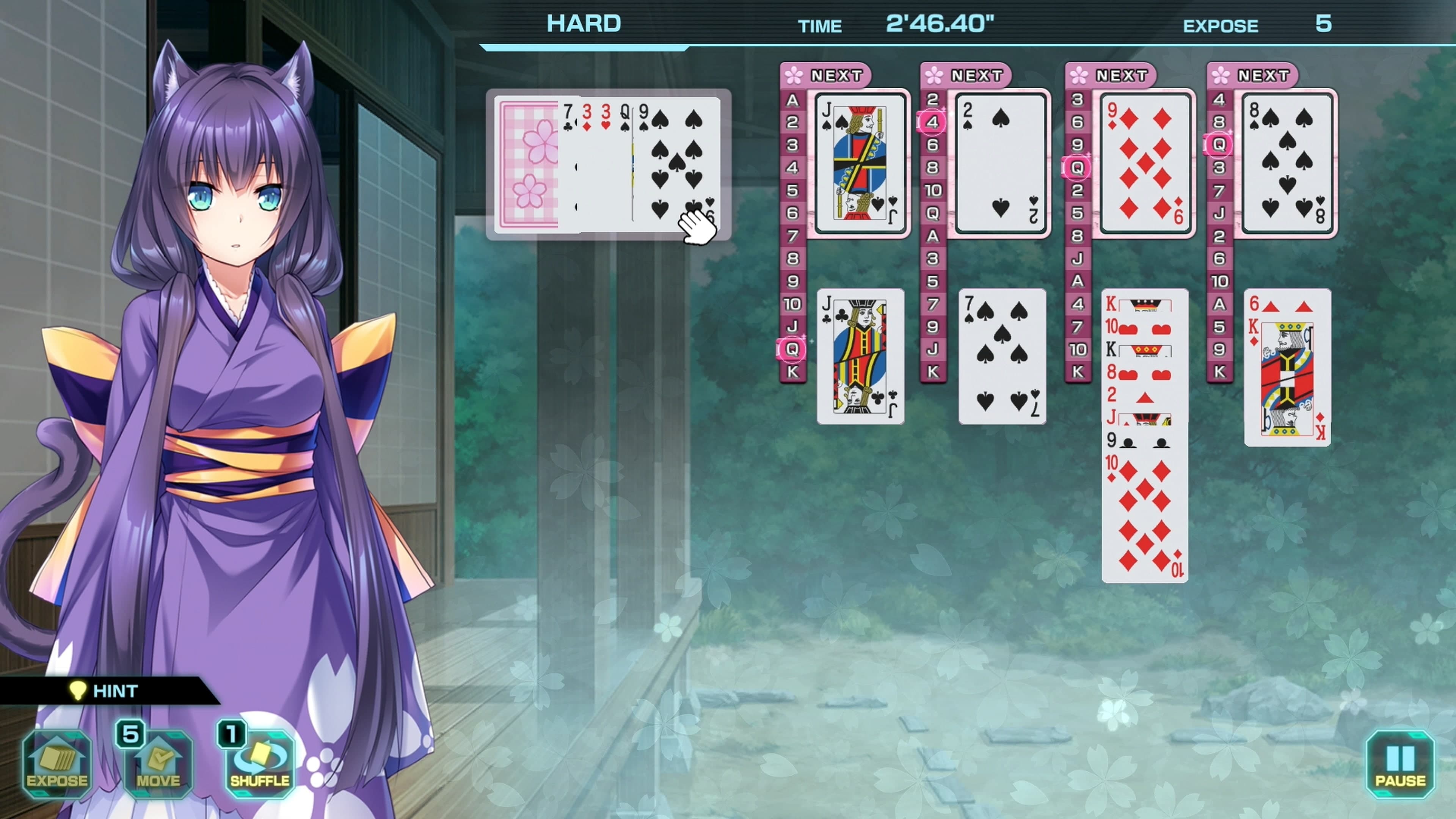 Pretty Girls Four Kings Solitaire: скриншот 3