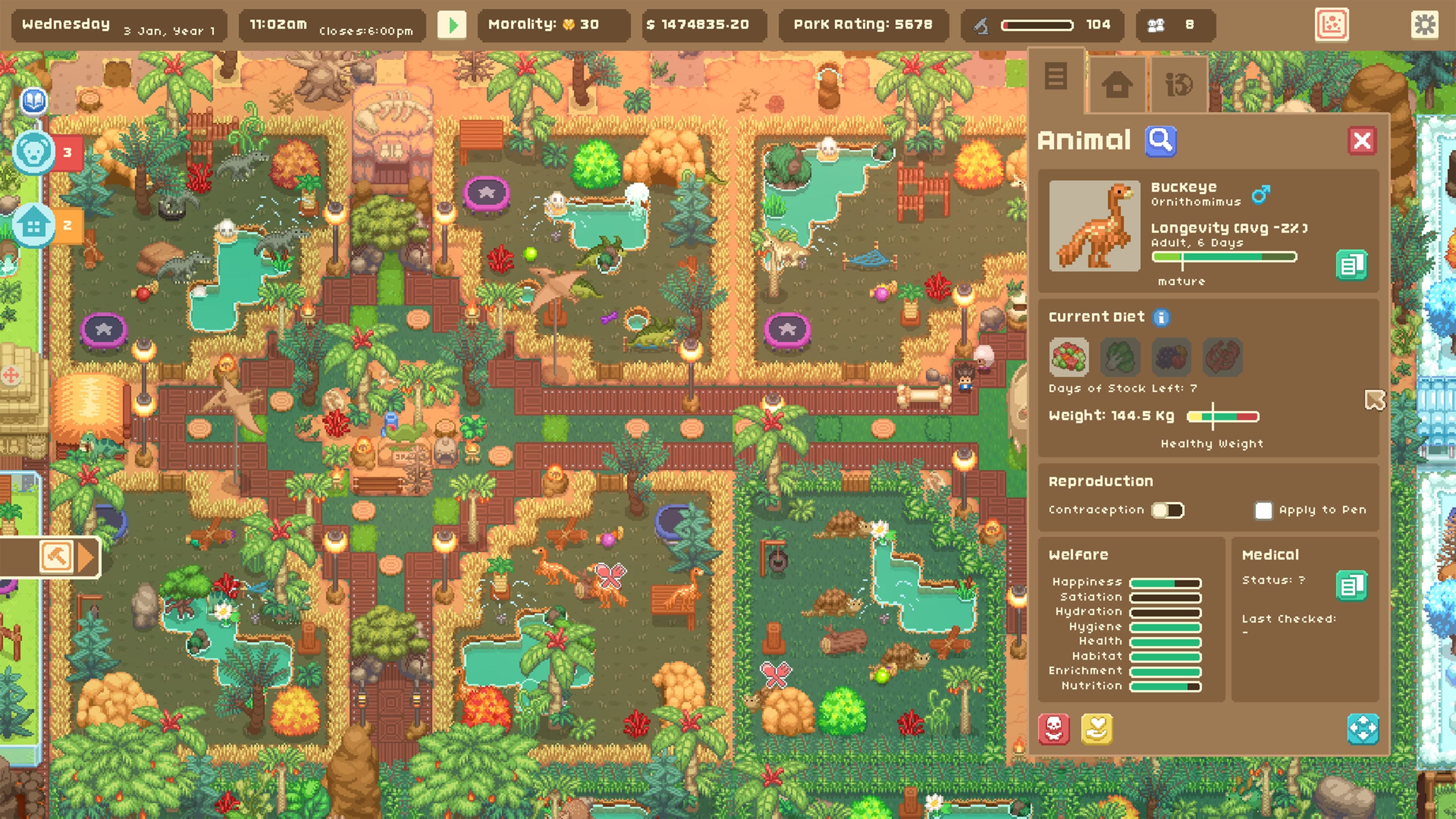 Let's Build a Zoo - Dinosaur Island: скриншот 1
