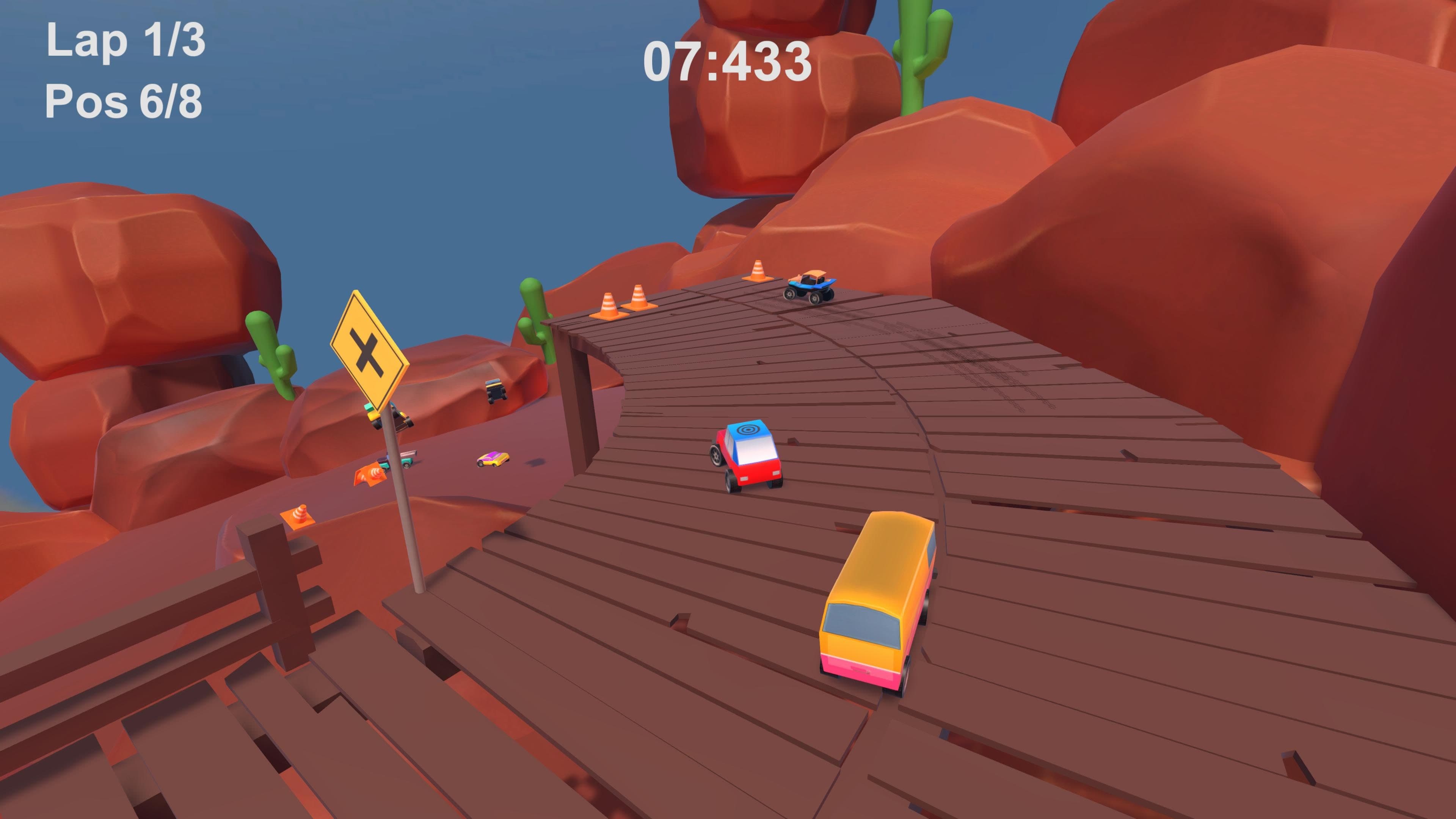 Mini Car Racing 2: скриншот 1