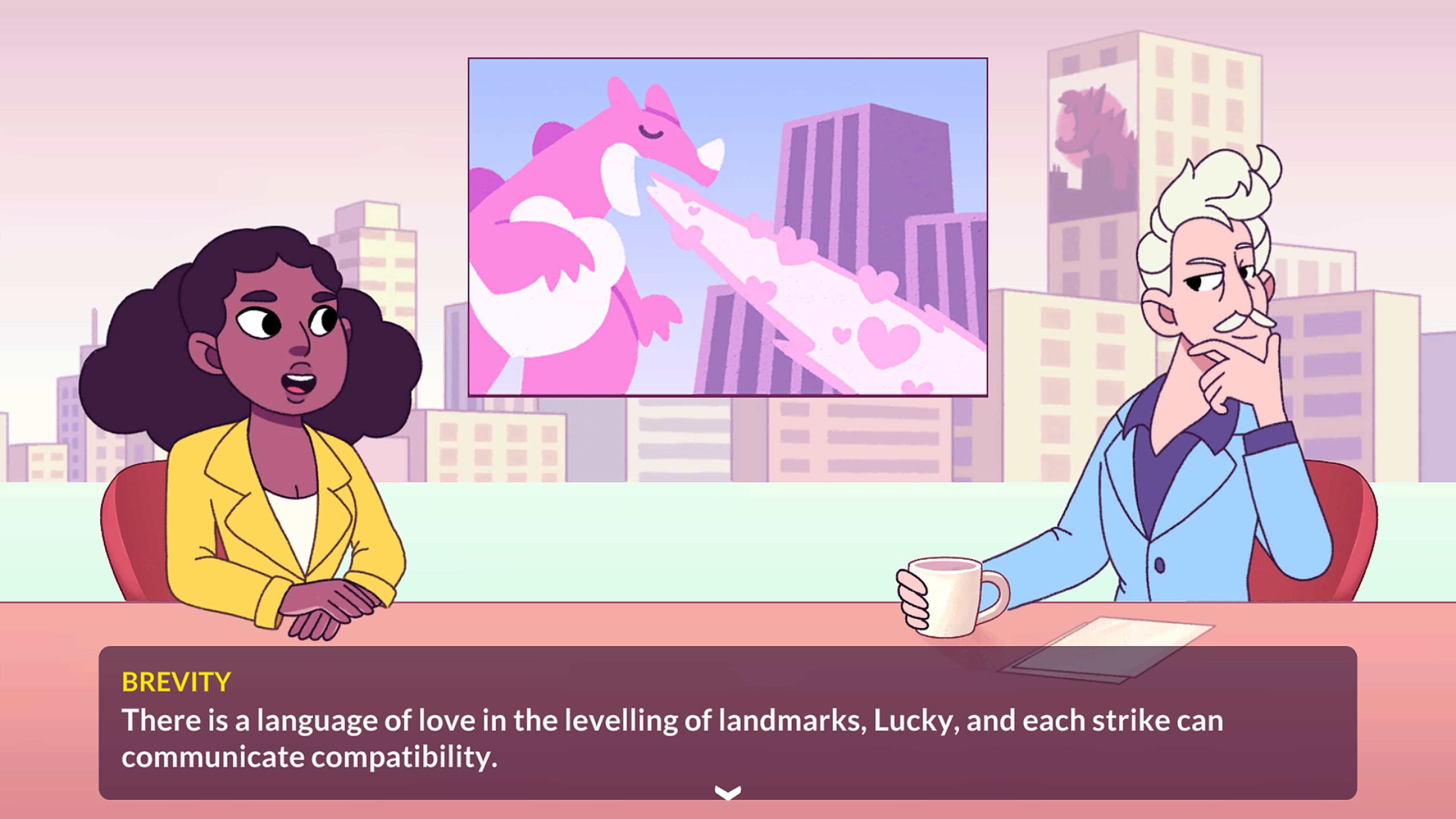Kaichu: The Kaiju Dating Sim: скриншот 2