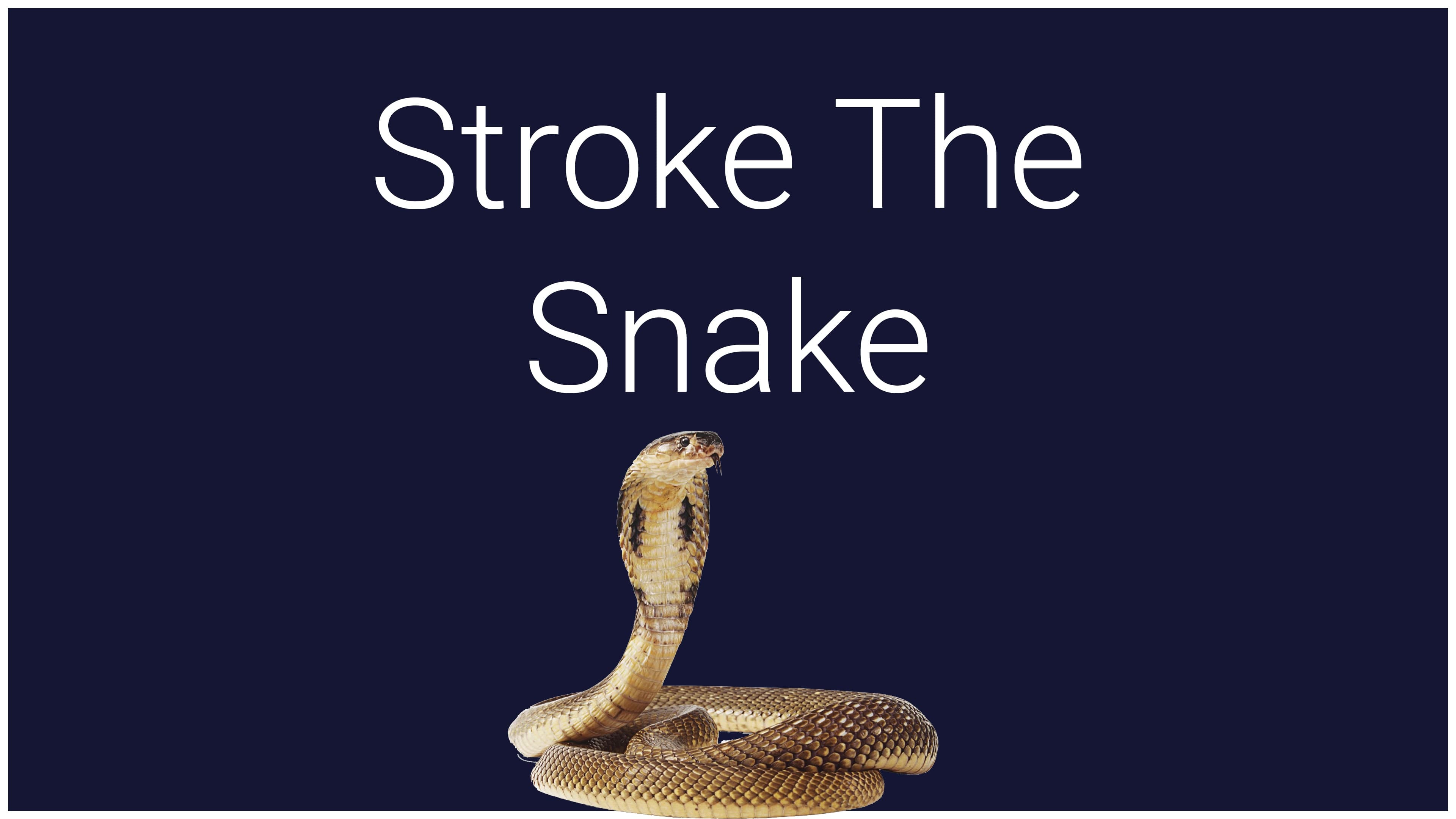 Stroke The Snake Standard