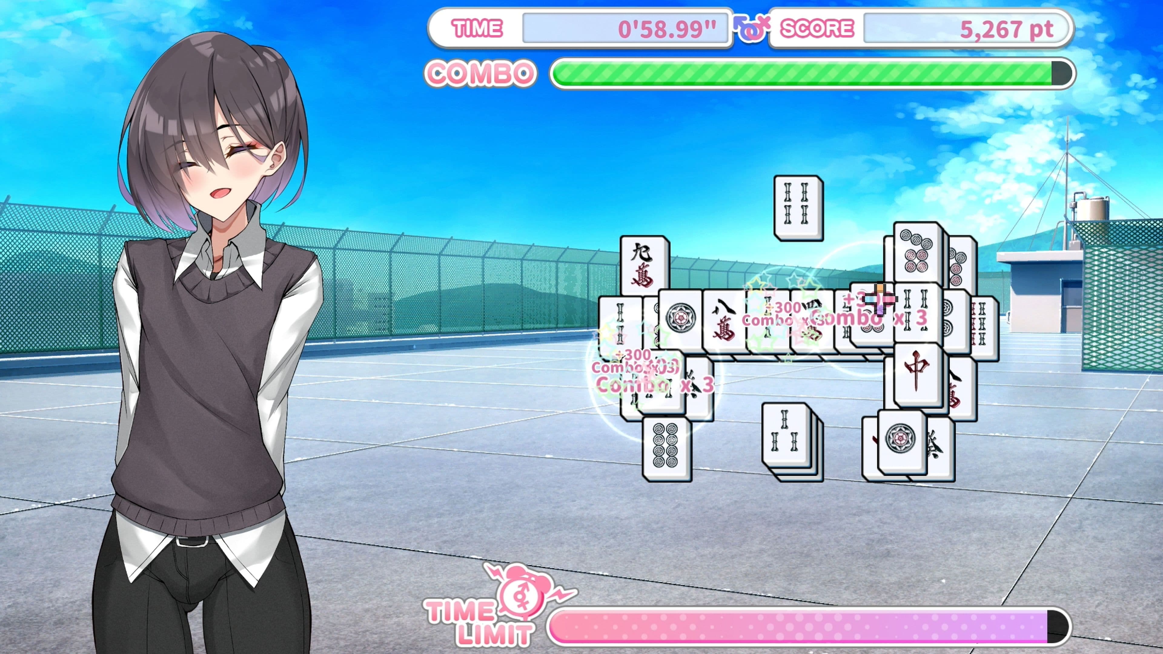 Otoko Cross: Pretty Boys Mahjong Solitaire: скриншот 6