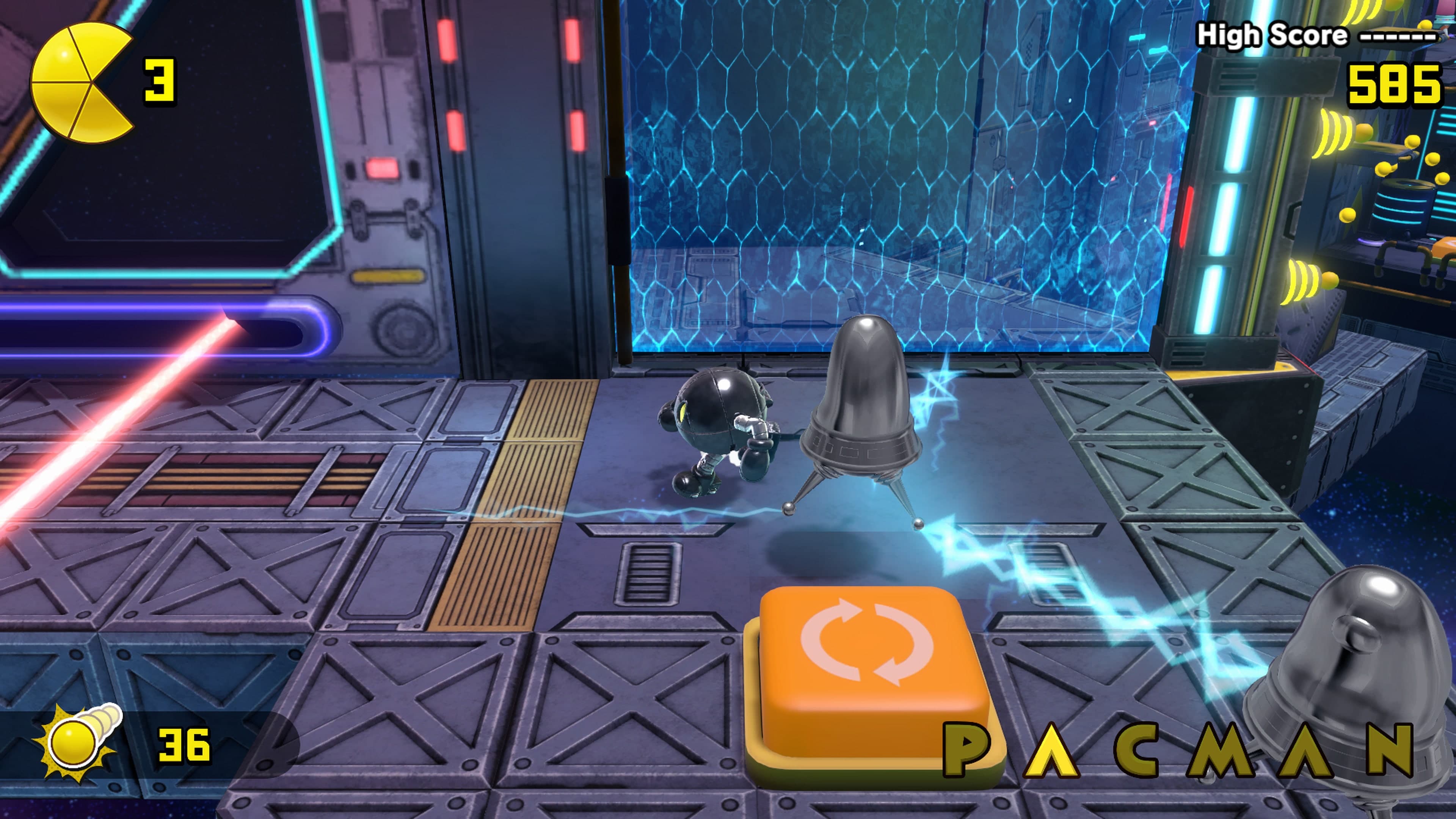 PAC-MAN WORLD Re-PAC Chrome Noir Chogokin skin: скриншот 4