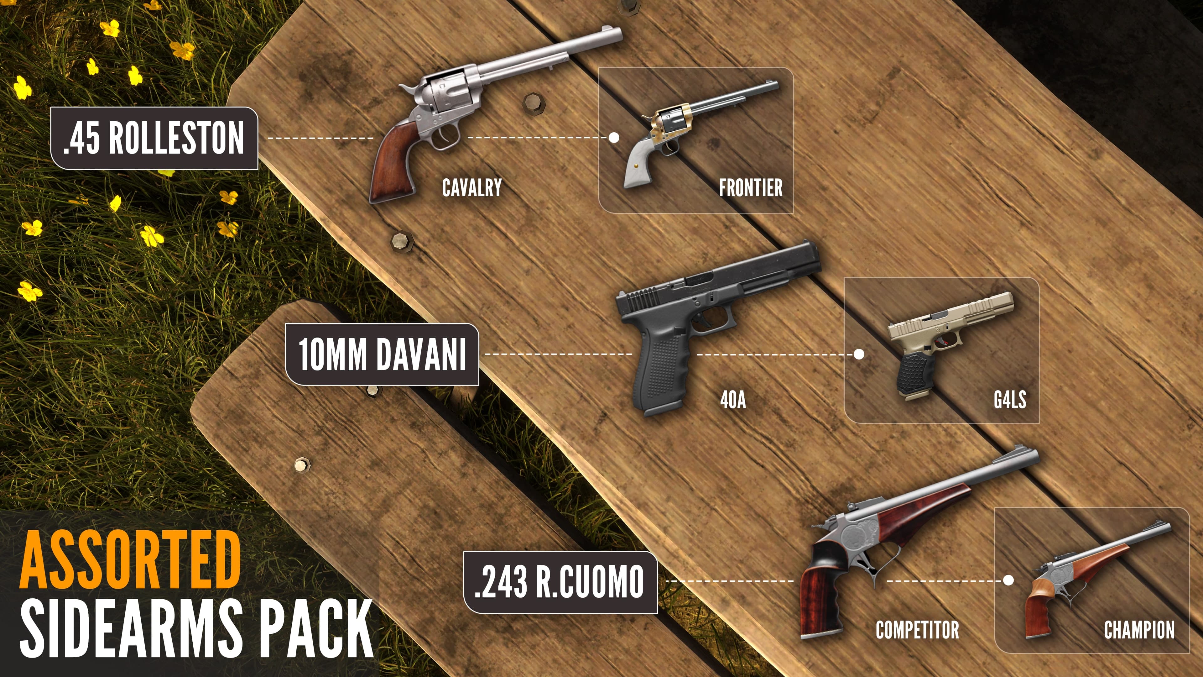 theHunter: Call of the Wild - Assorted Sidearms Pack: скриншот 1