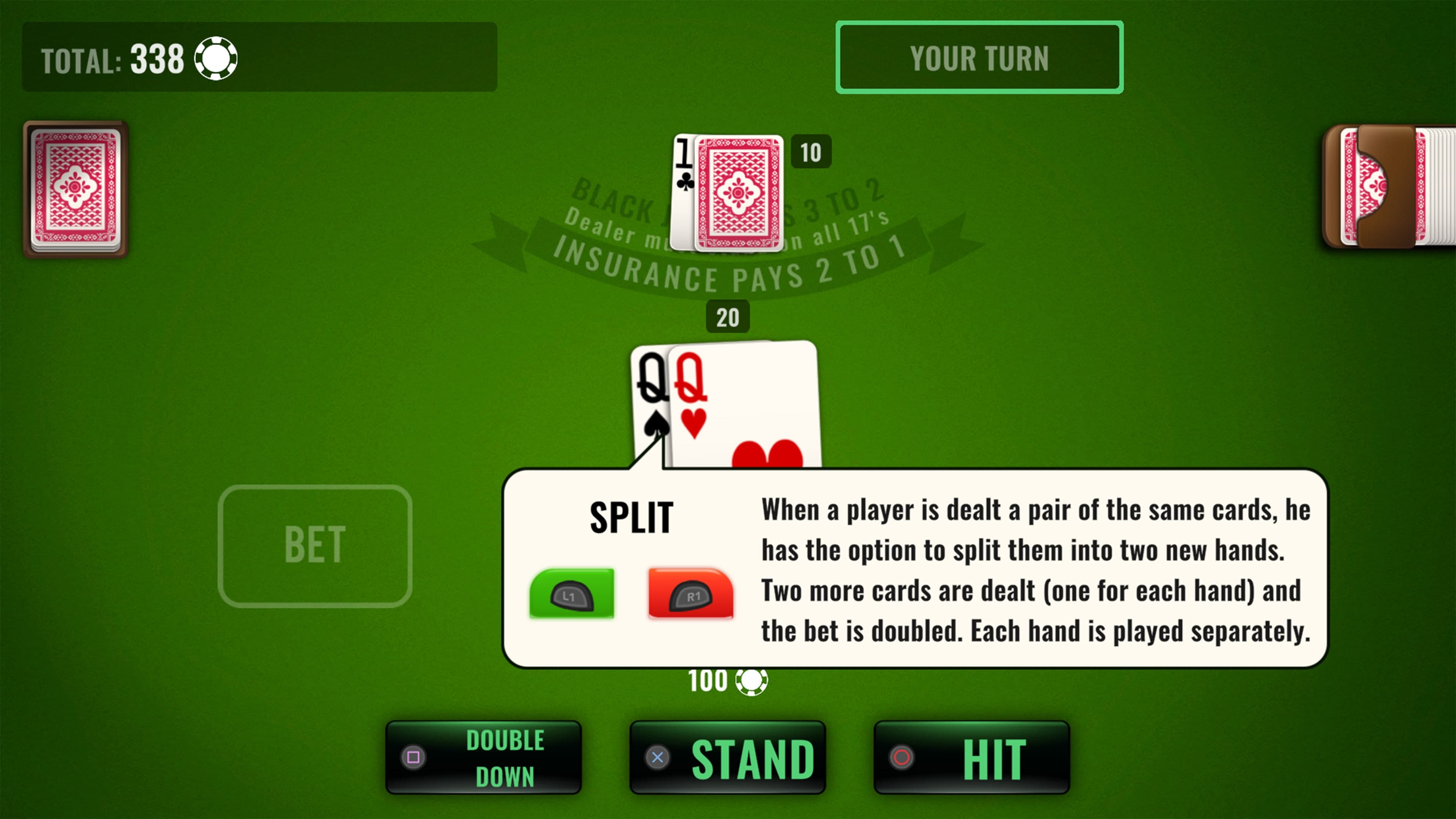 BlackJack Black Jack World Tour (PS5): скриншот 2