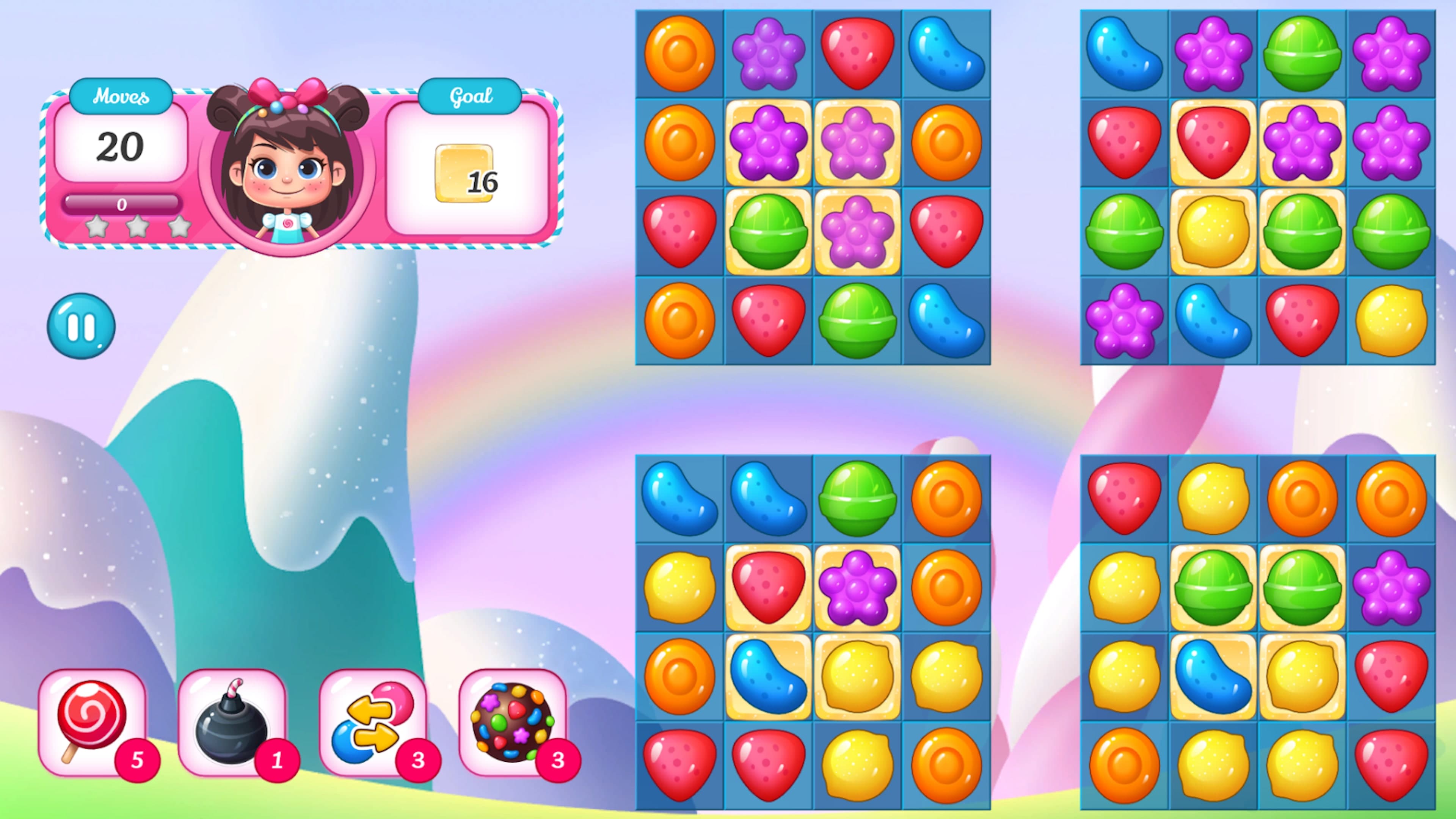 Candy Match Kiddies: скриншот 2