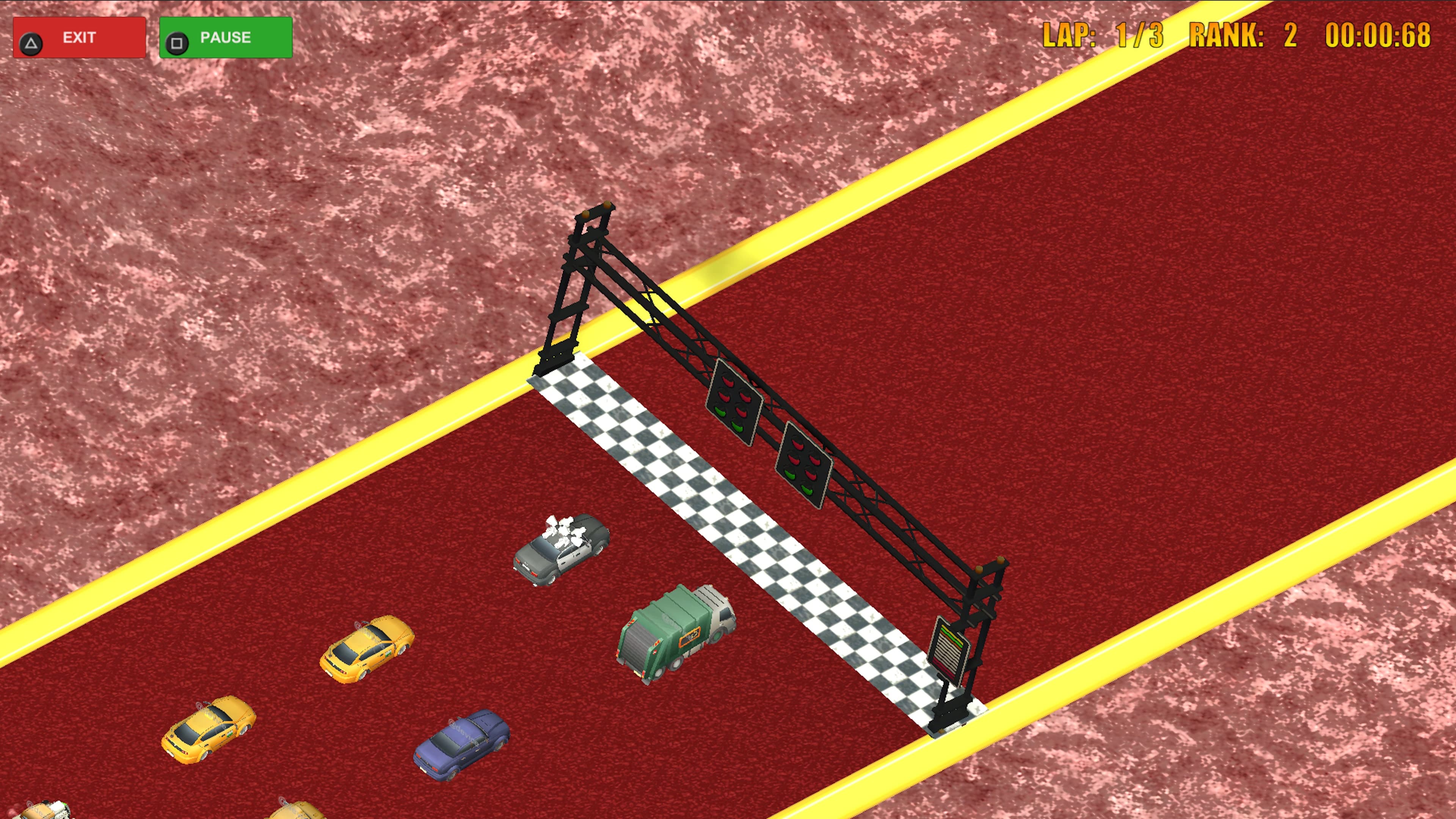 Offroad Racing 3D Isometric Racing game: скриншот 1